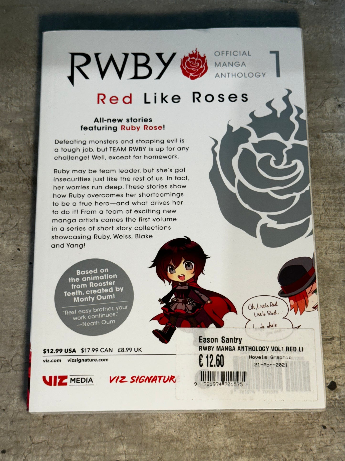 2018 - Viz Comics - RWBY: Official Manga Anthology #1 - VF/NM - Eng 2