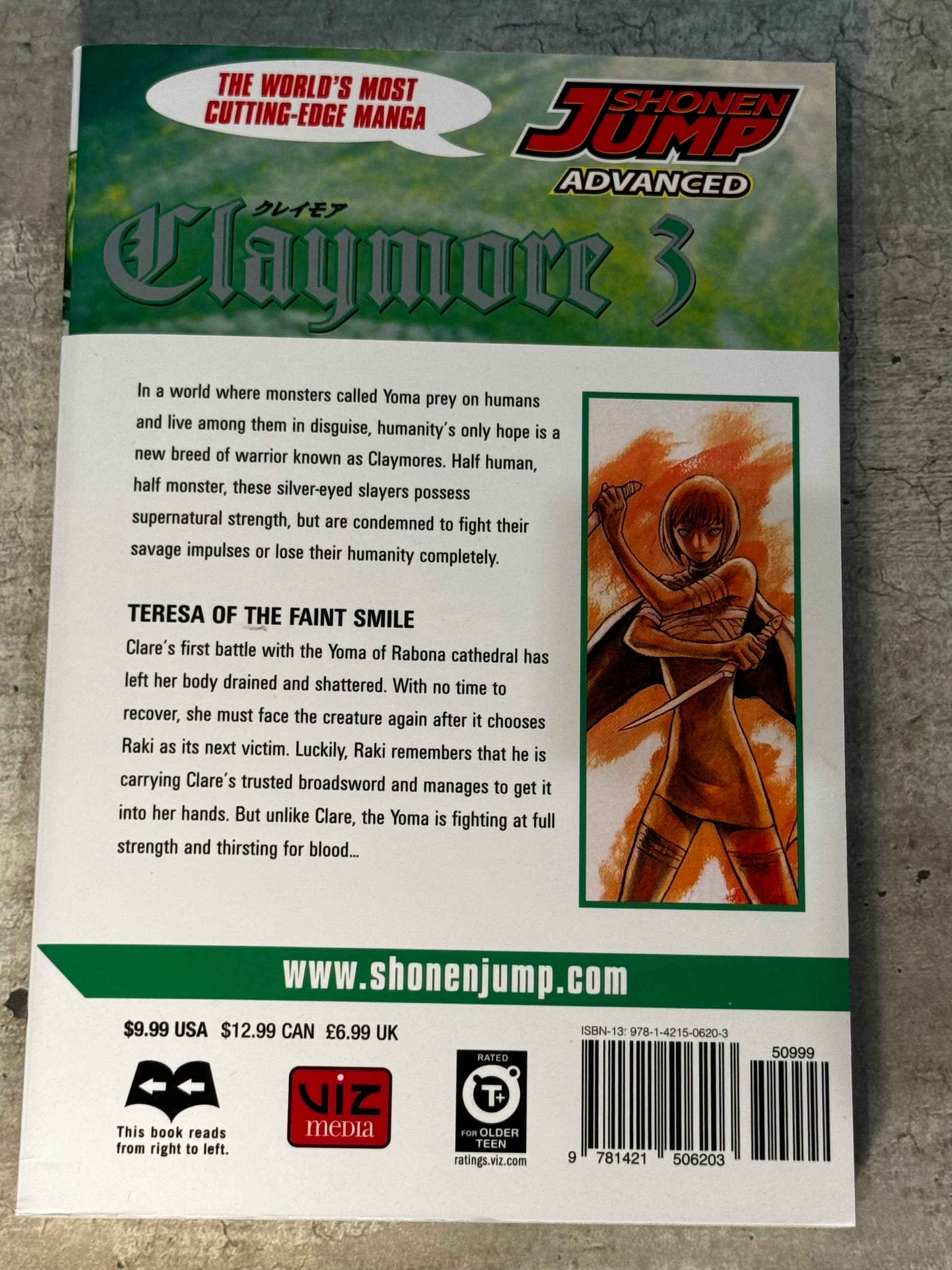 2006 - Viz Comics - Claymore #3 - NM+ - Eng 2