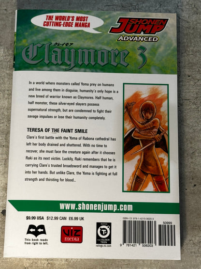 2006 - Viz Comics - Claymore #3 - NM+ - Eng 2