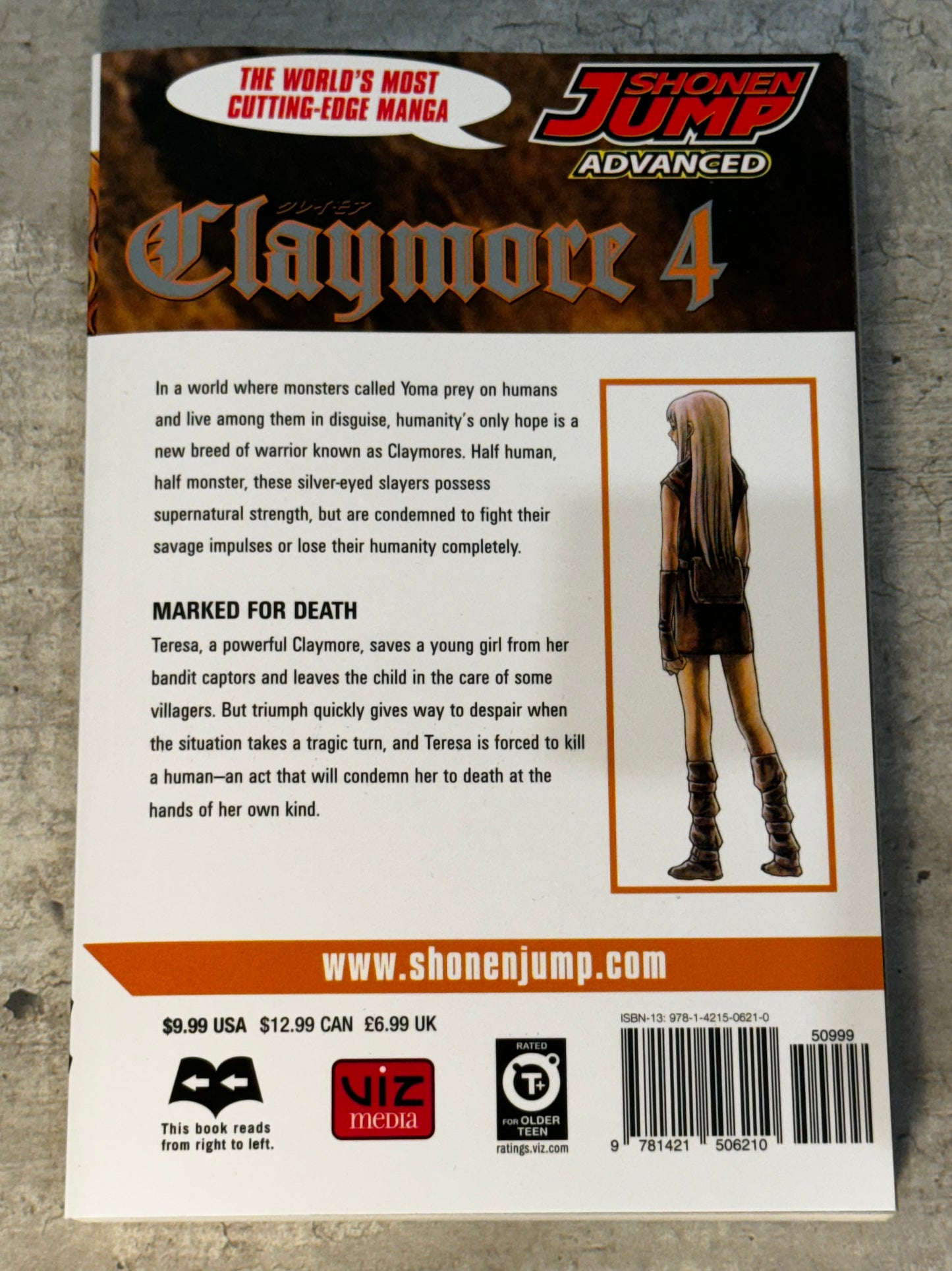 2006 - Viz Comics - Claymore #4 - NM+ - Eng 2