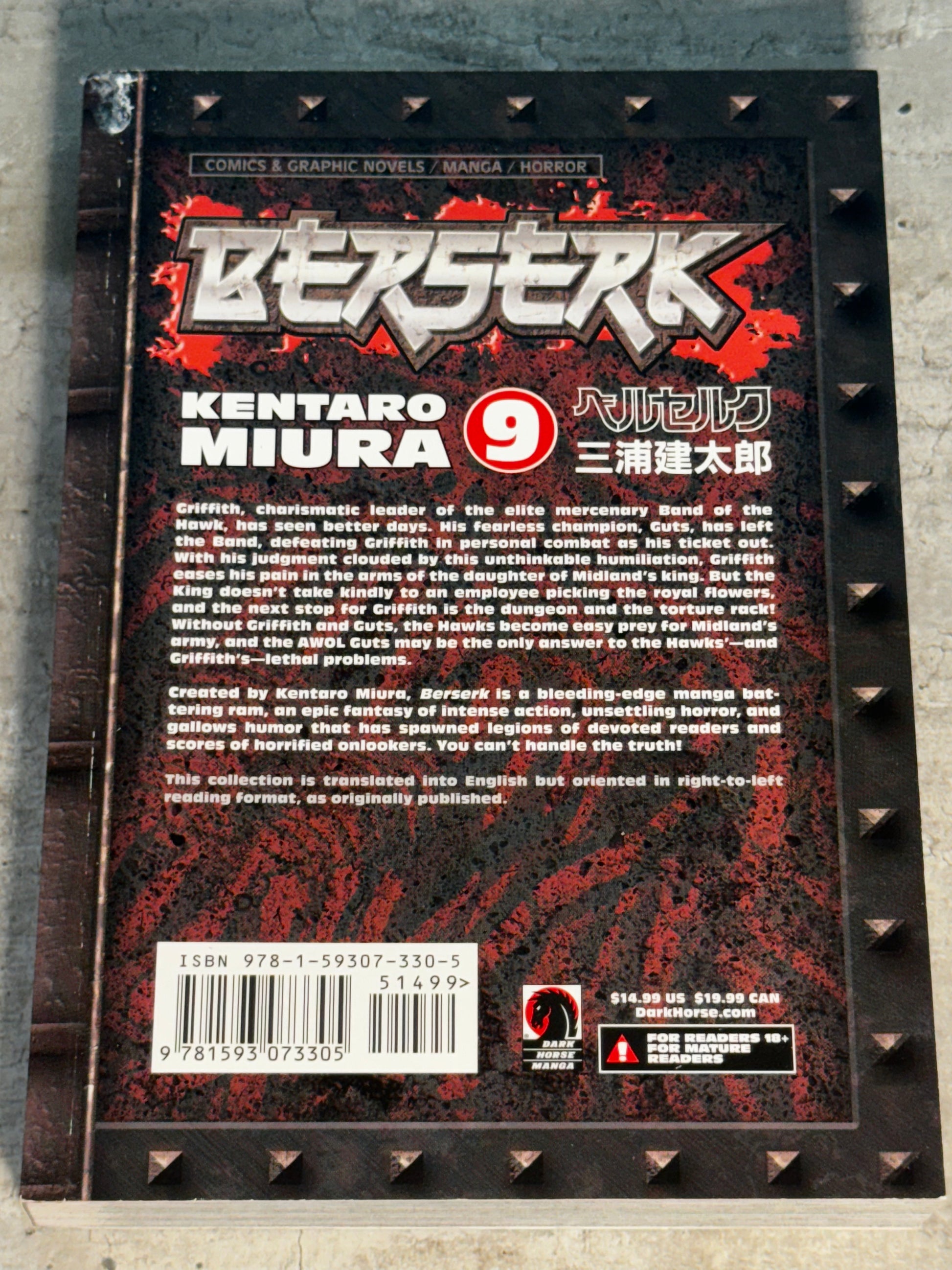 2010 - Dark Horse Comics - Berserk #9 Var. A - NM+ - Eng 2