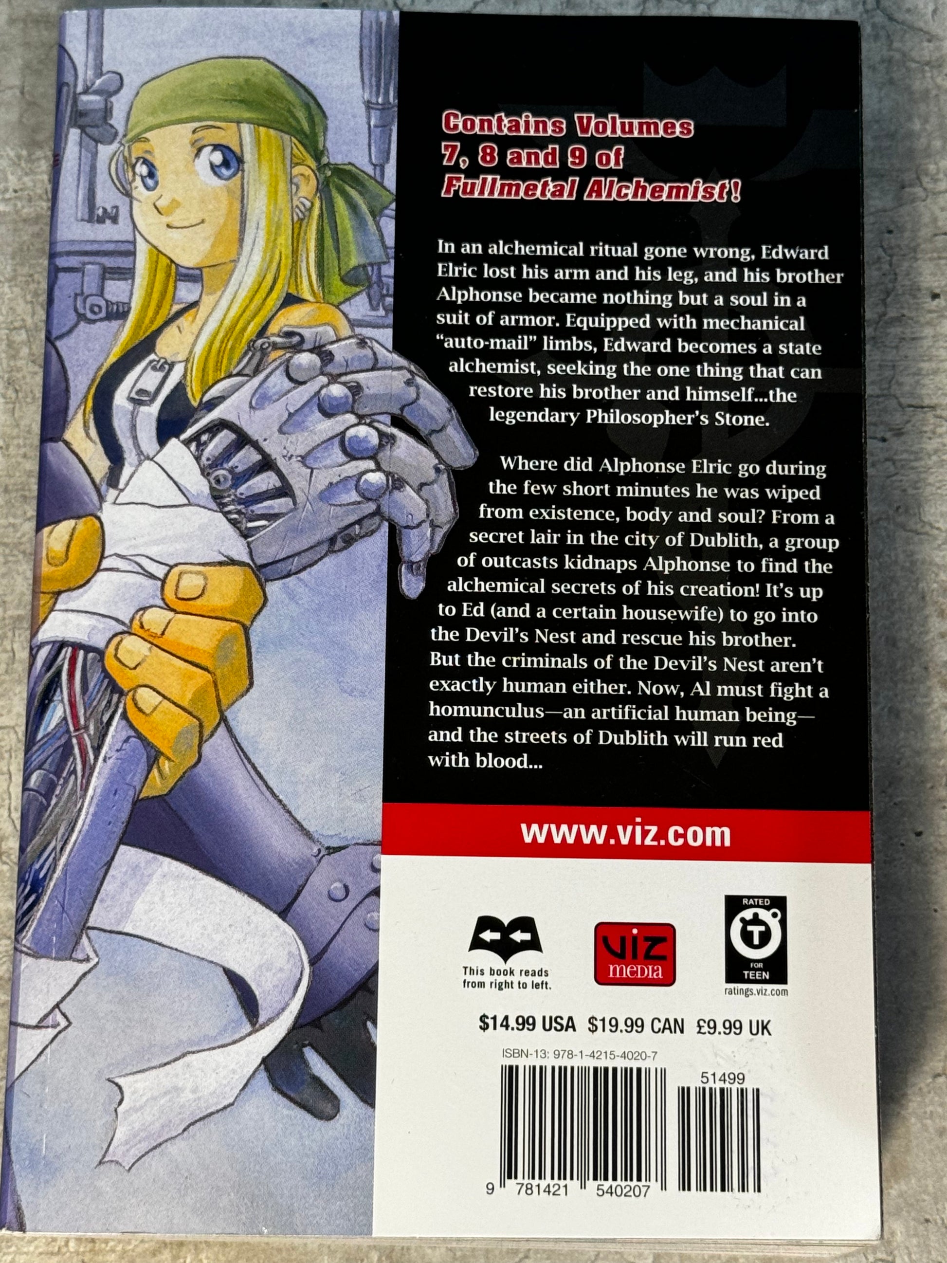 2014 - Fullmetal Alchemist 3-in-1 Edition TP #3 Var. 7-8-9 - NM+ - Eng 2