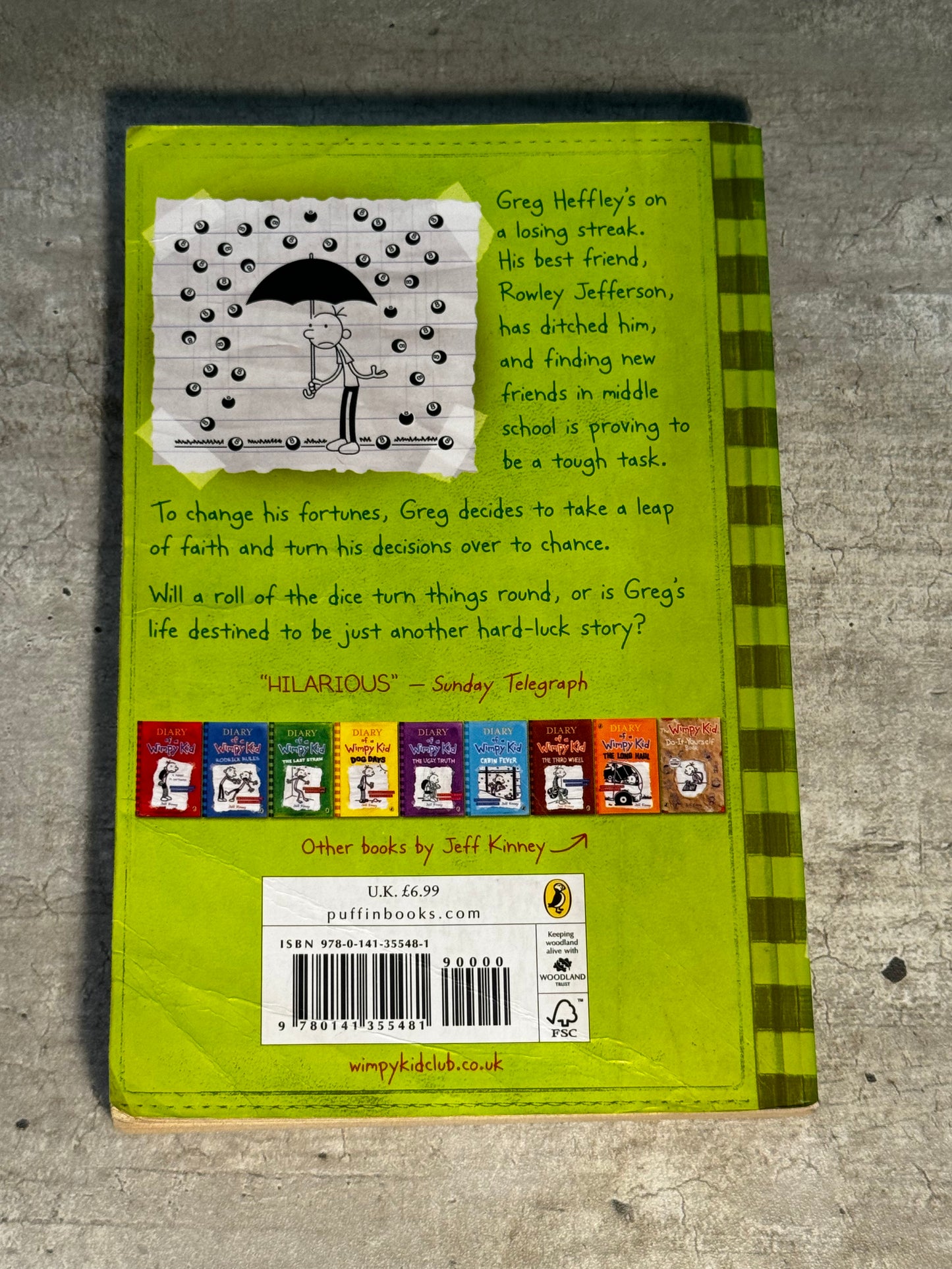 2014 - Penguin Random House - Diary Of A Wimpy Kid - Hard Luck # - VF- - Eng 2