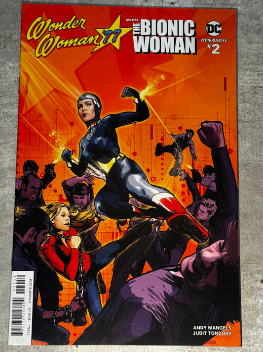 2016 - Dynamite Entertainment - Wonder Woman '77 meets The Bionic Woman #2 - NM - English (Copy)