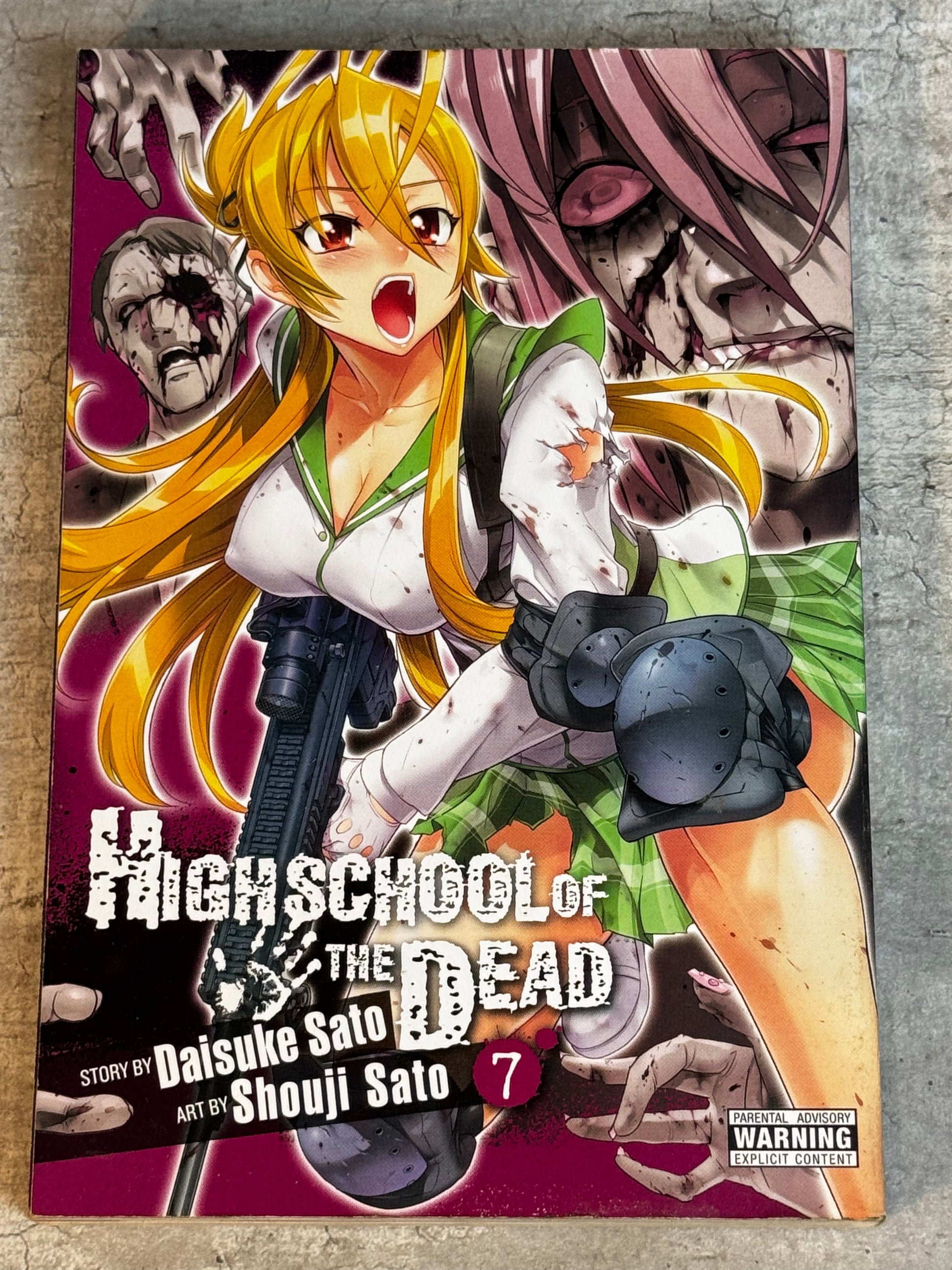 2012 - Yen Press - High School of Dead #7 - VF+ - Eng 1