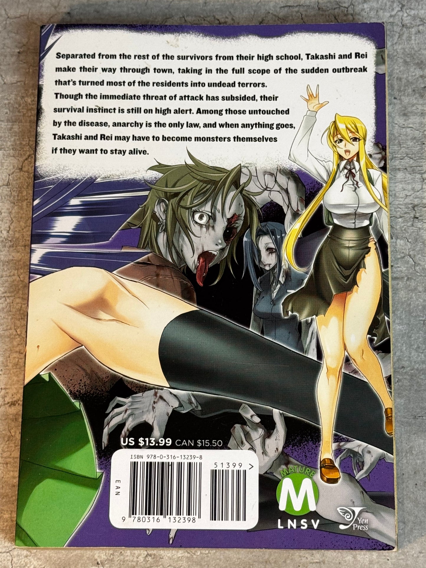 2011 - Yen Press - High School of Dead #2 - VF+ - Eng - 2