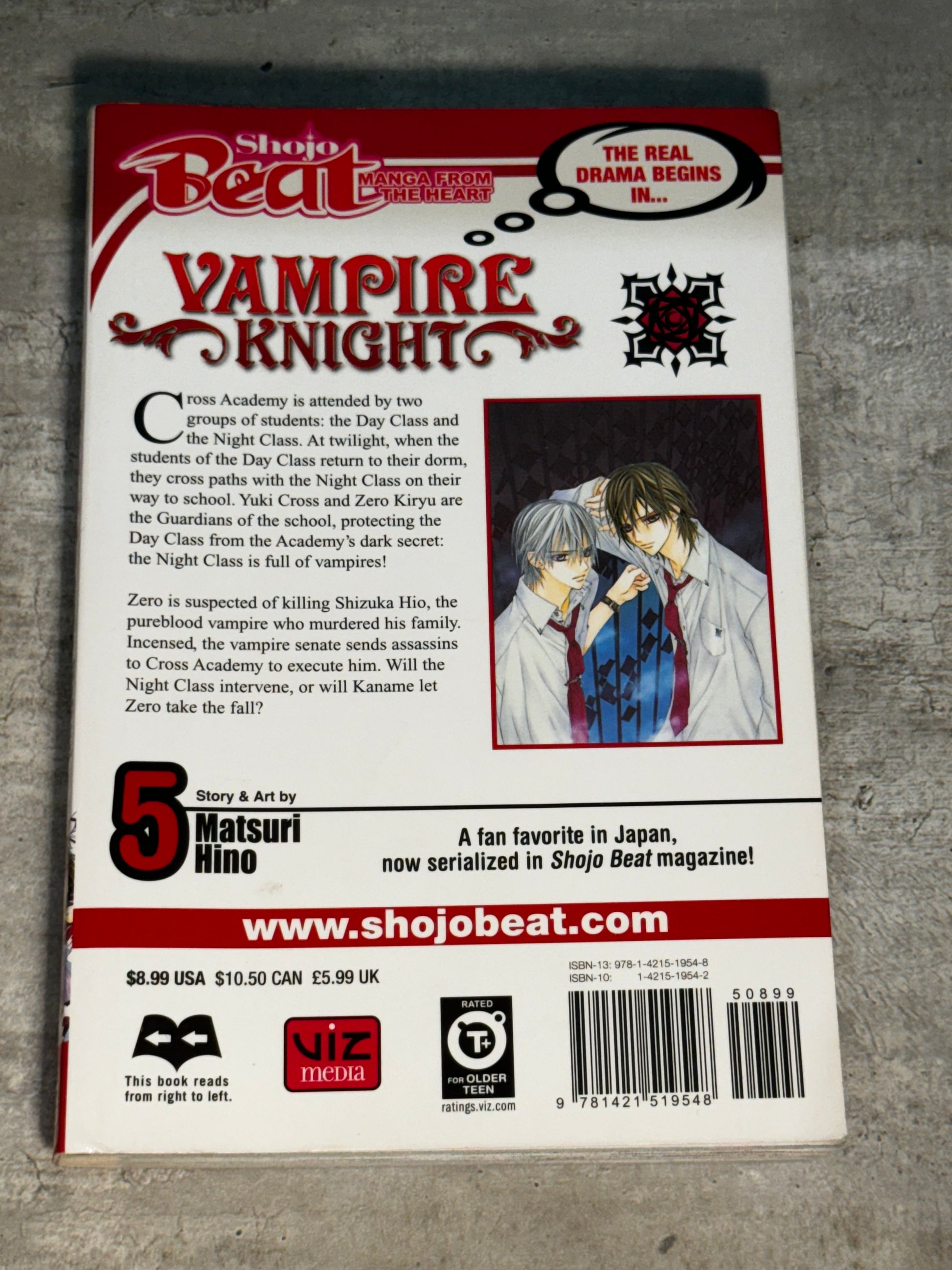 2008 - Viz Comics - Vampire Knight #5 - NM - Eng 2