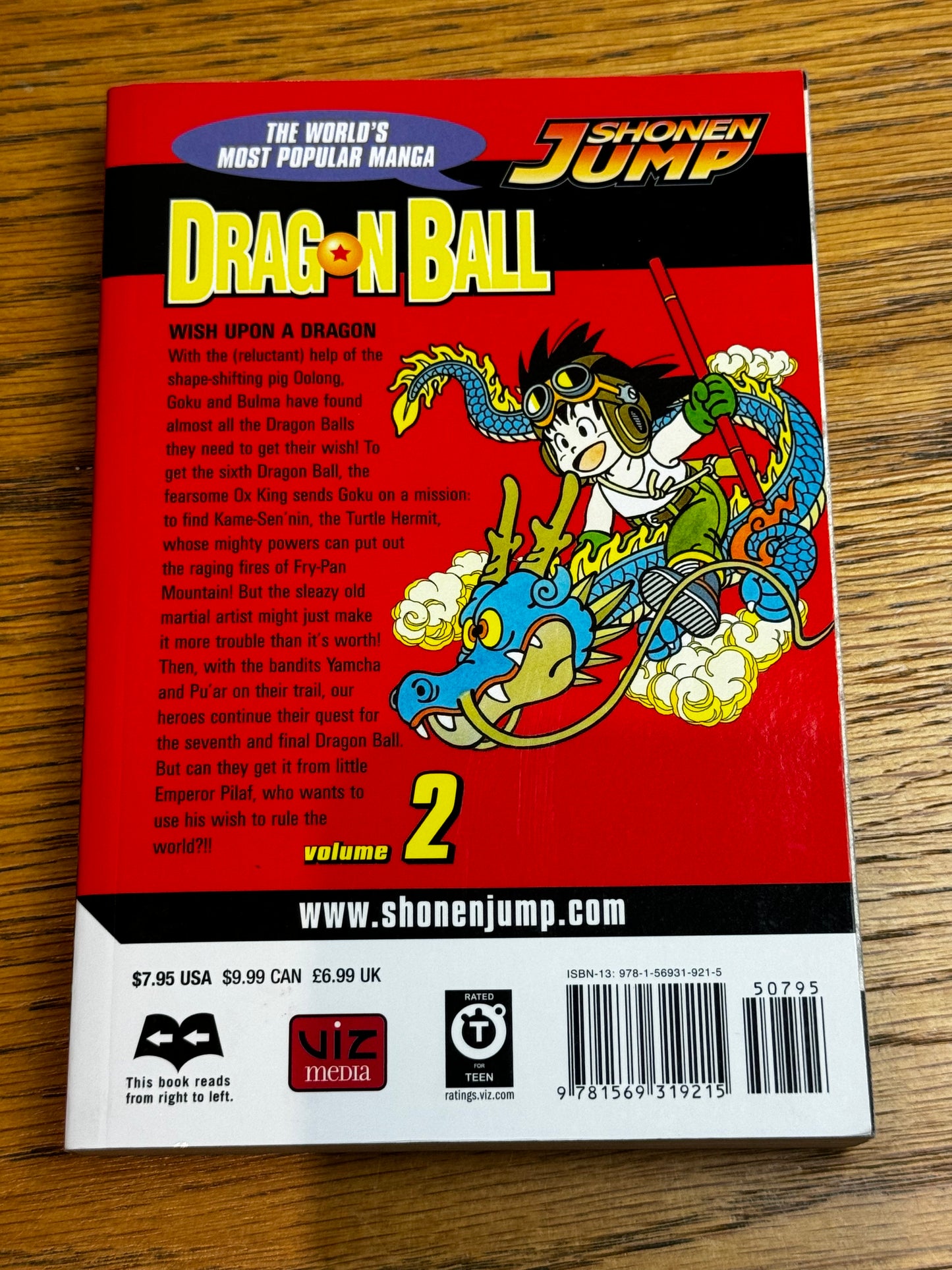 2003 - Viz Comics - Dragon Ball (2nd Edition), Vol. 1 #2 - NM/M - Eng 2