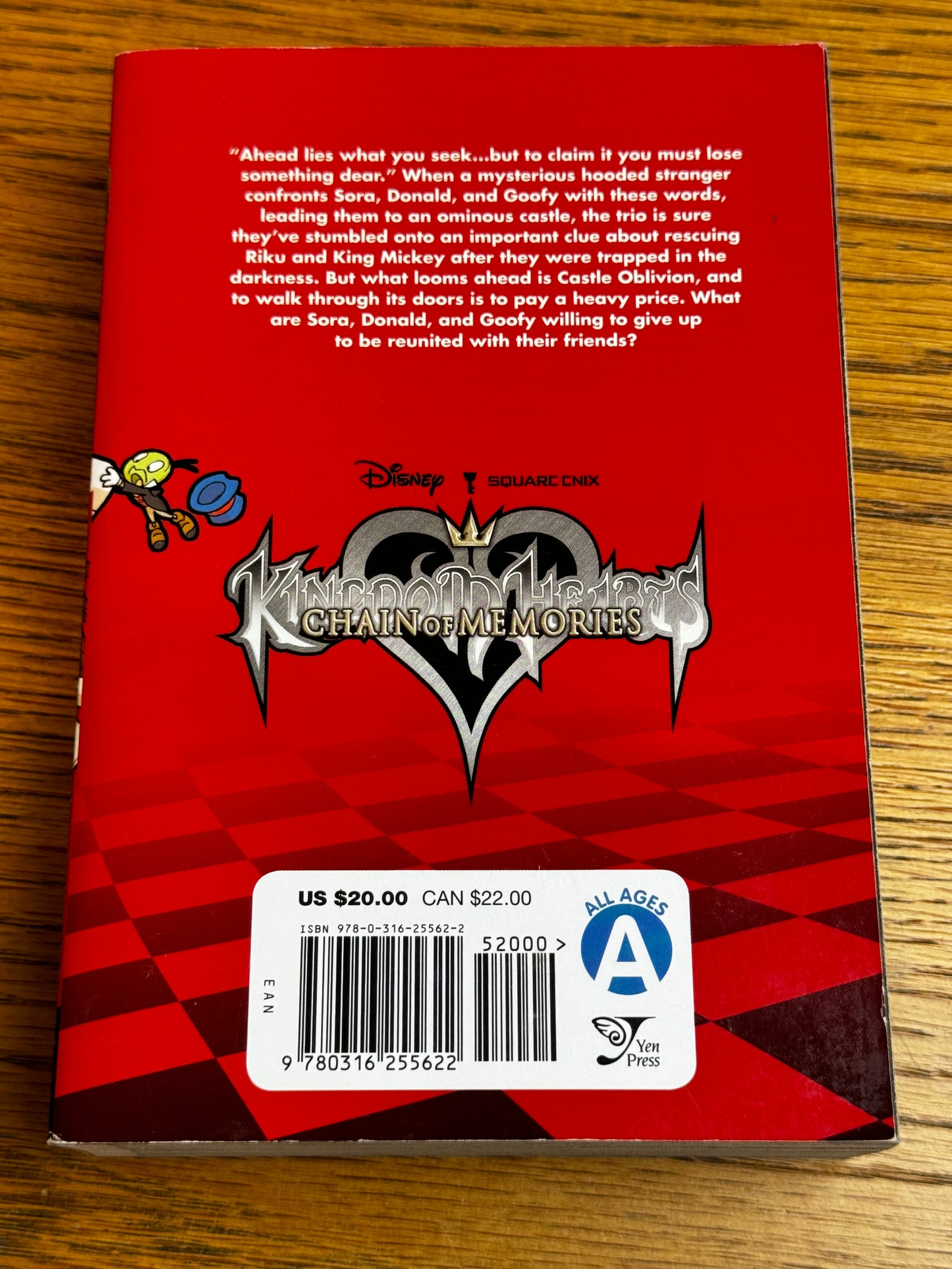 2013 - Yen Press - Kingdom Hearts: Chain Of Memories TP - NM/M - Eng 2