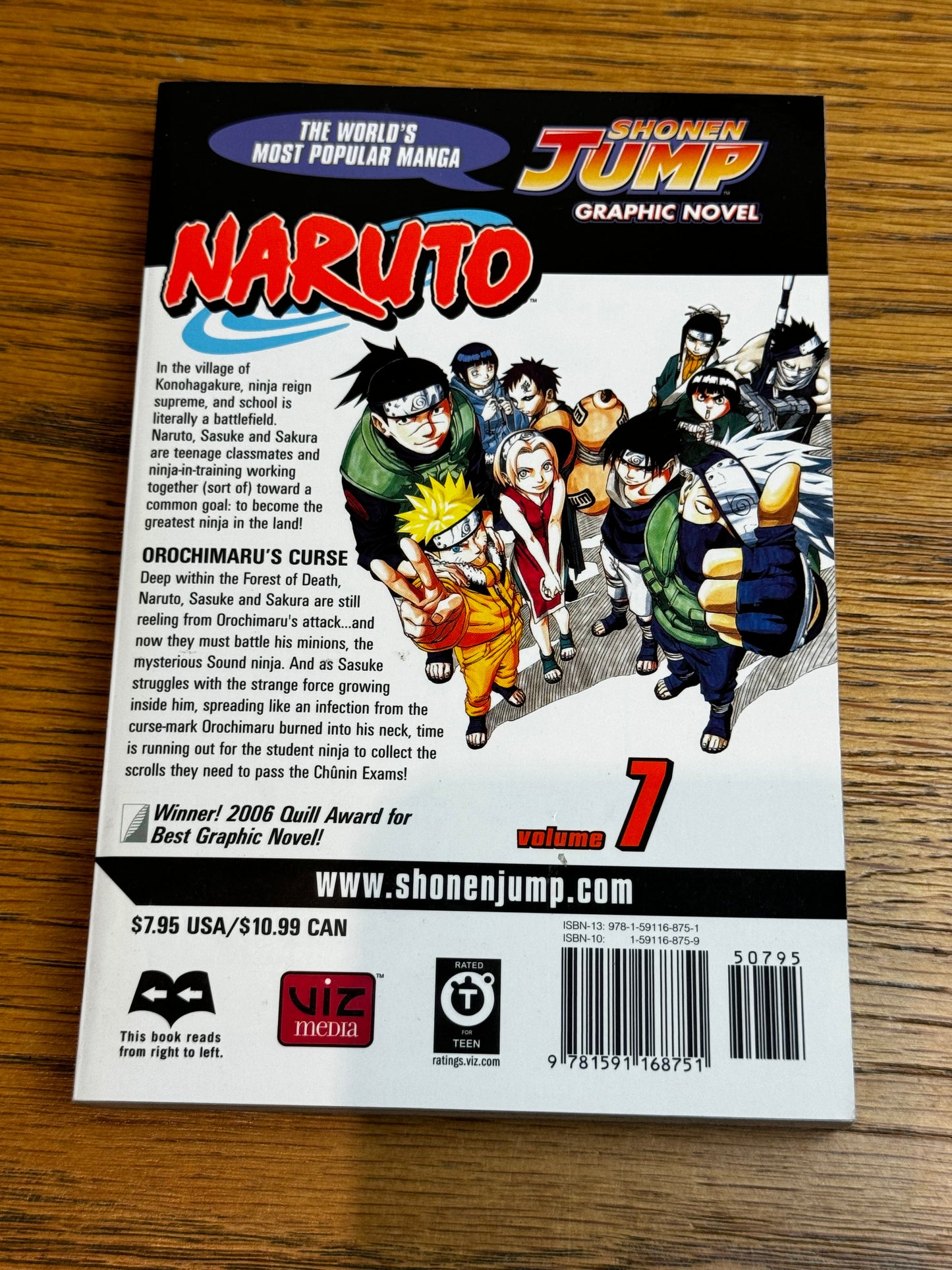 2005 - Viz Comics - Naruto #7 - NM/M - Eng 2