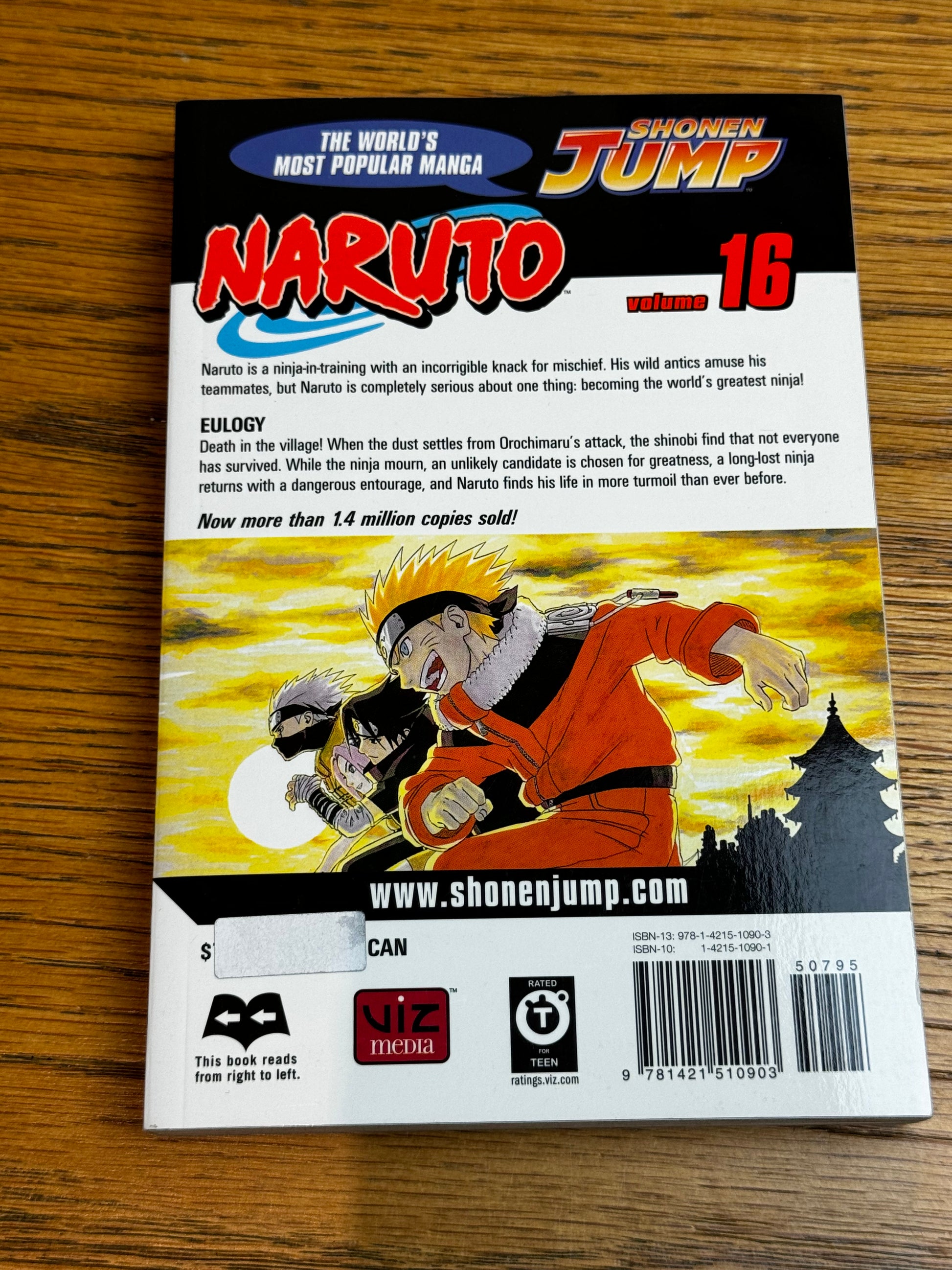 2007 - Viz Comics - Naruto #16 - NM/M - Eng 2