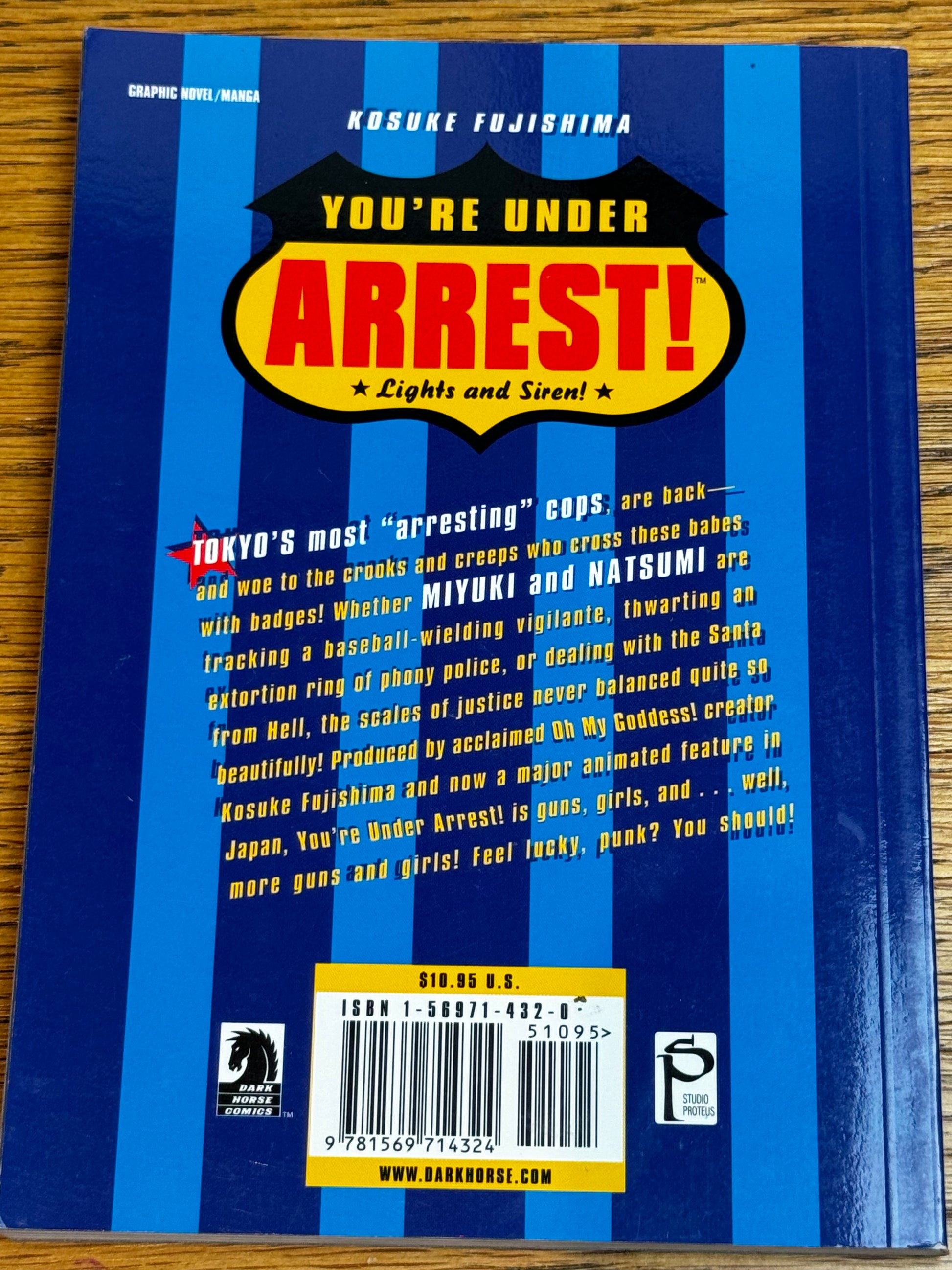 1999 - Dark Horse Comics - You're Under Arrest Var. TP-2 - NM+ - Eng 2