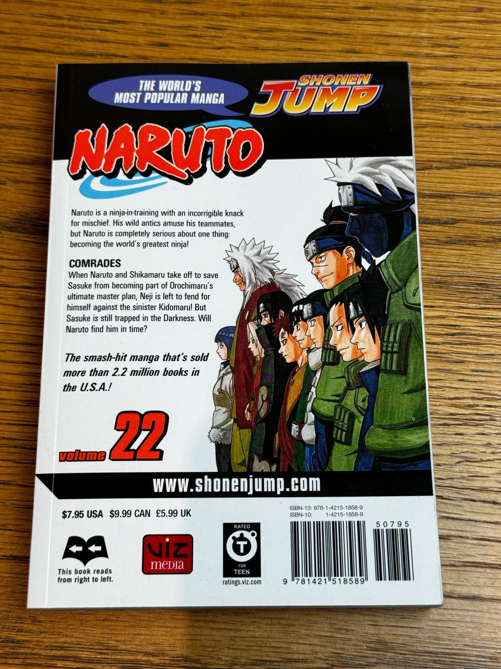 2007 - Viz Comics - Naruto #22 - NM/M - Eng 2