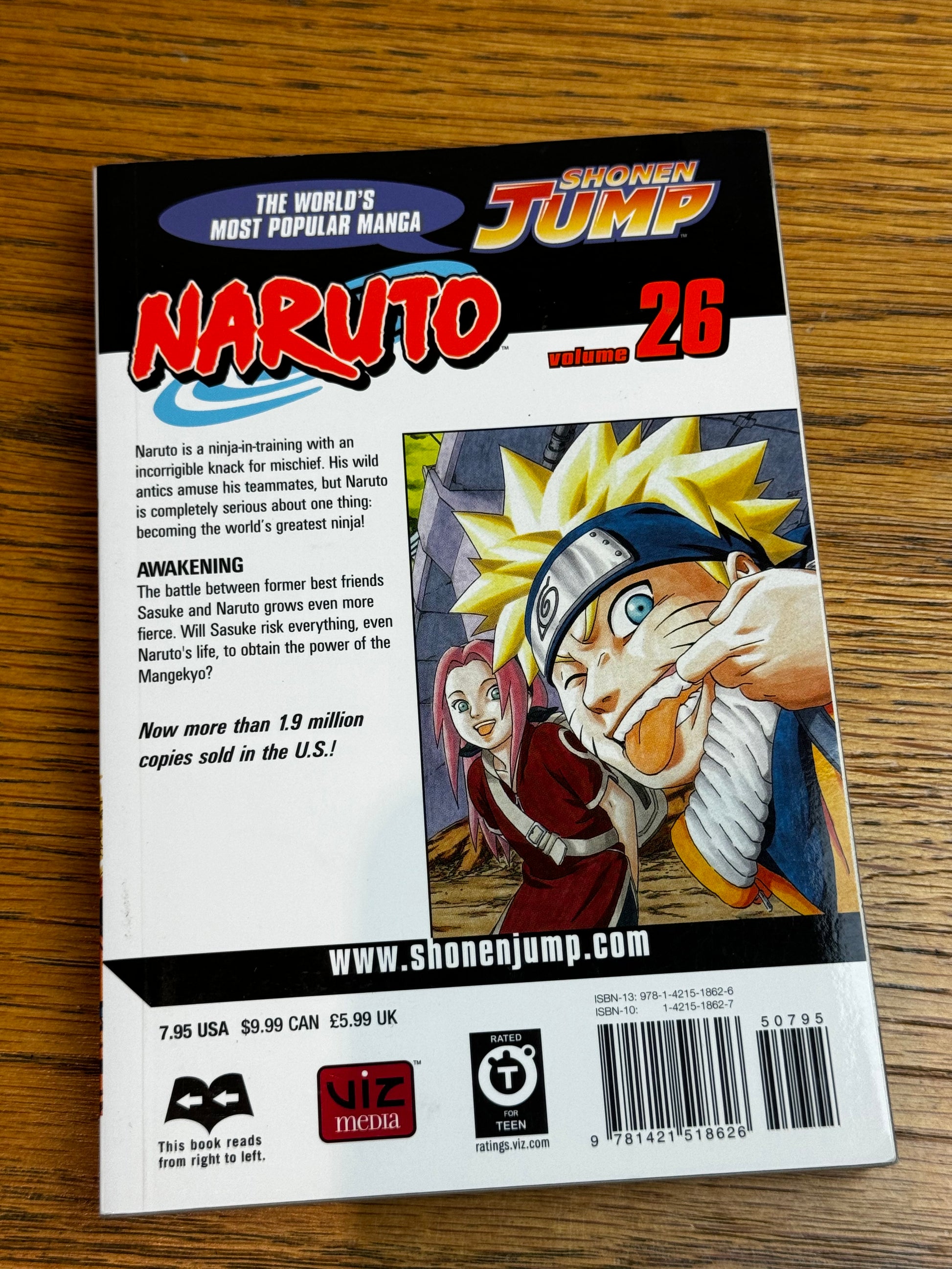 2007 - Viz Comics - Naruto #26 - NM/M - Eng 2