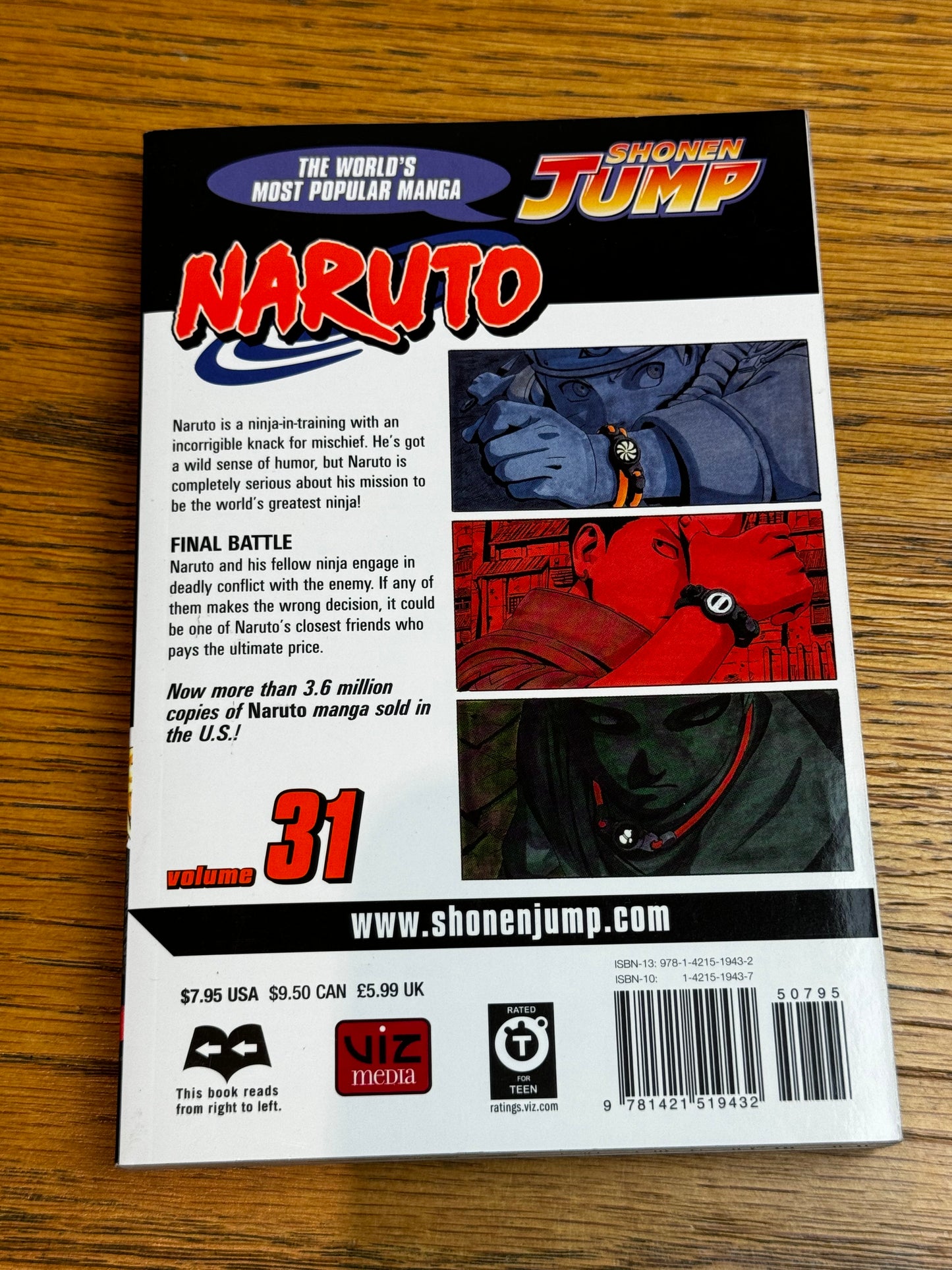 2008 - Viz Comics - Naruto #31 - NM/M - Eng 2