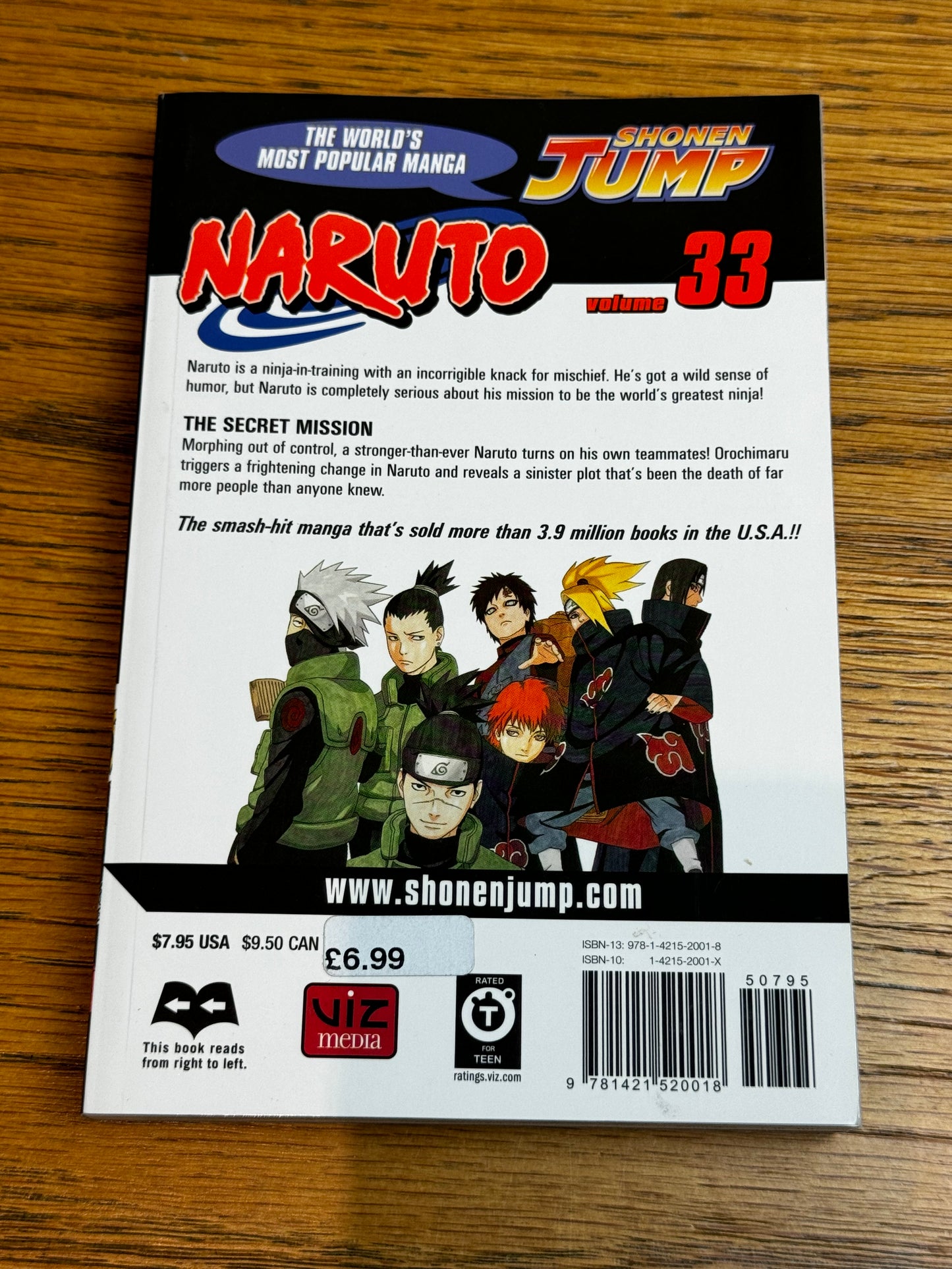 2008 - Viz Comics - Naruto #33 - NM/M - Eng 2