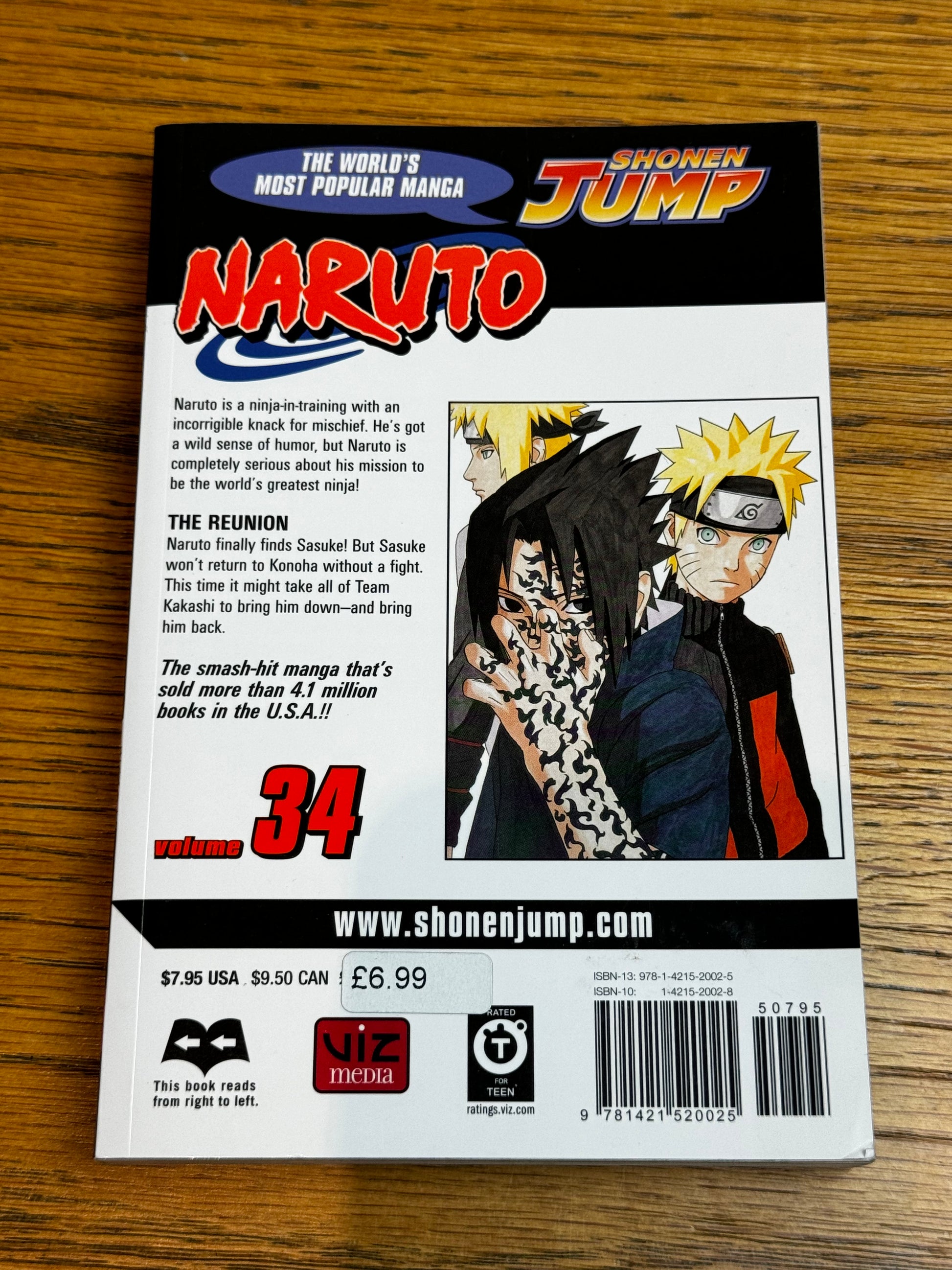 2009 - Viz Comics - Naruto #34 - NM/M - Eng 2