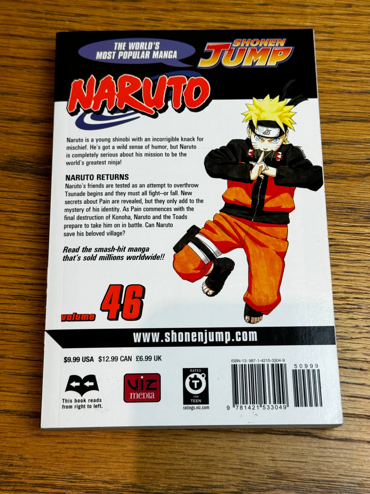 2009 - Viz Comics - Naruto #46 - NM/M - Eng 2