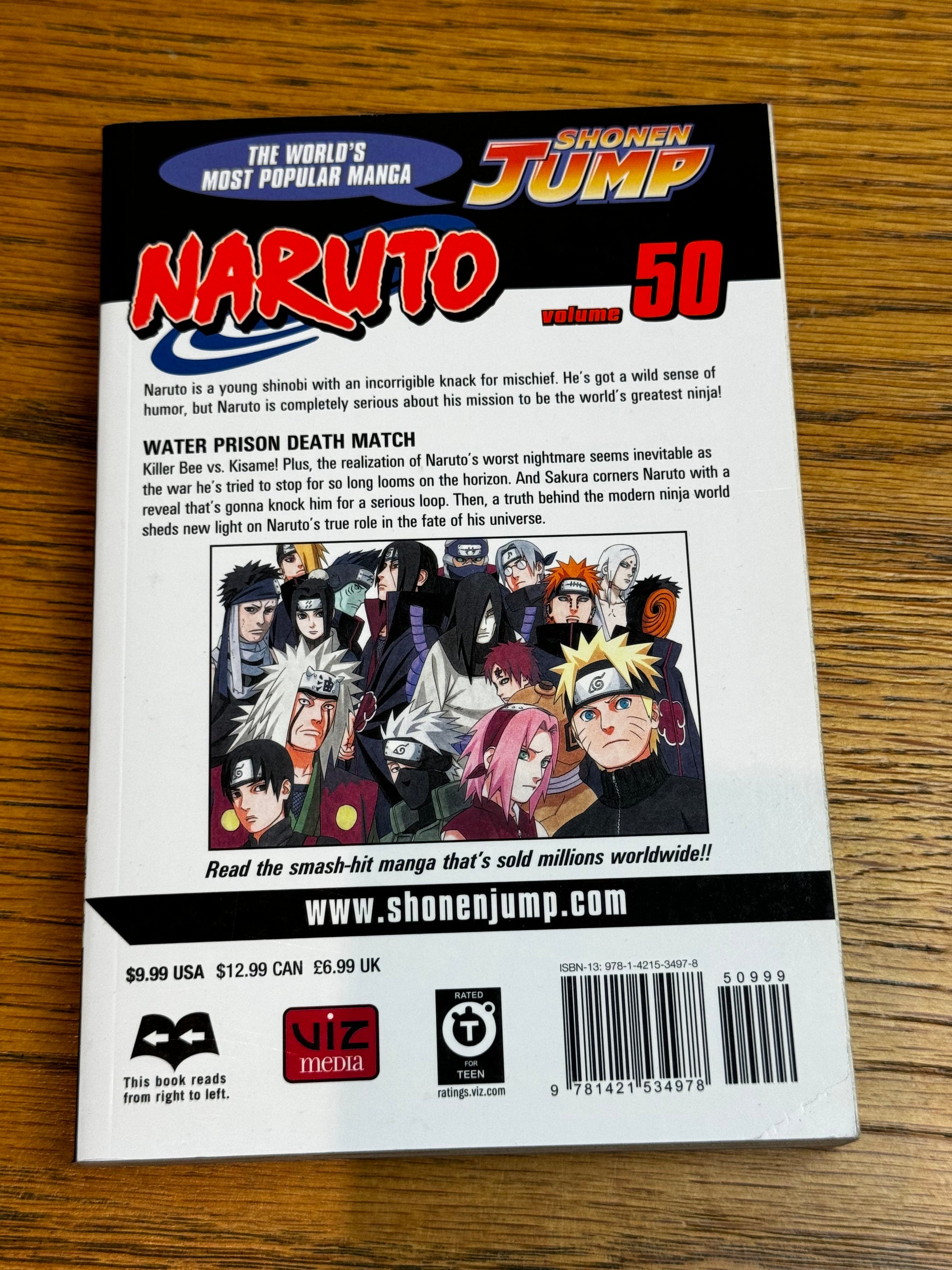 2011 - Viz Comics - Naruto #50 - NM/M - Eng 2