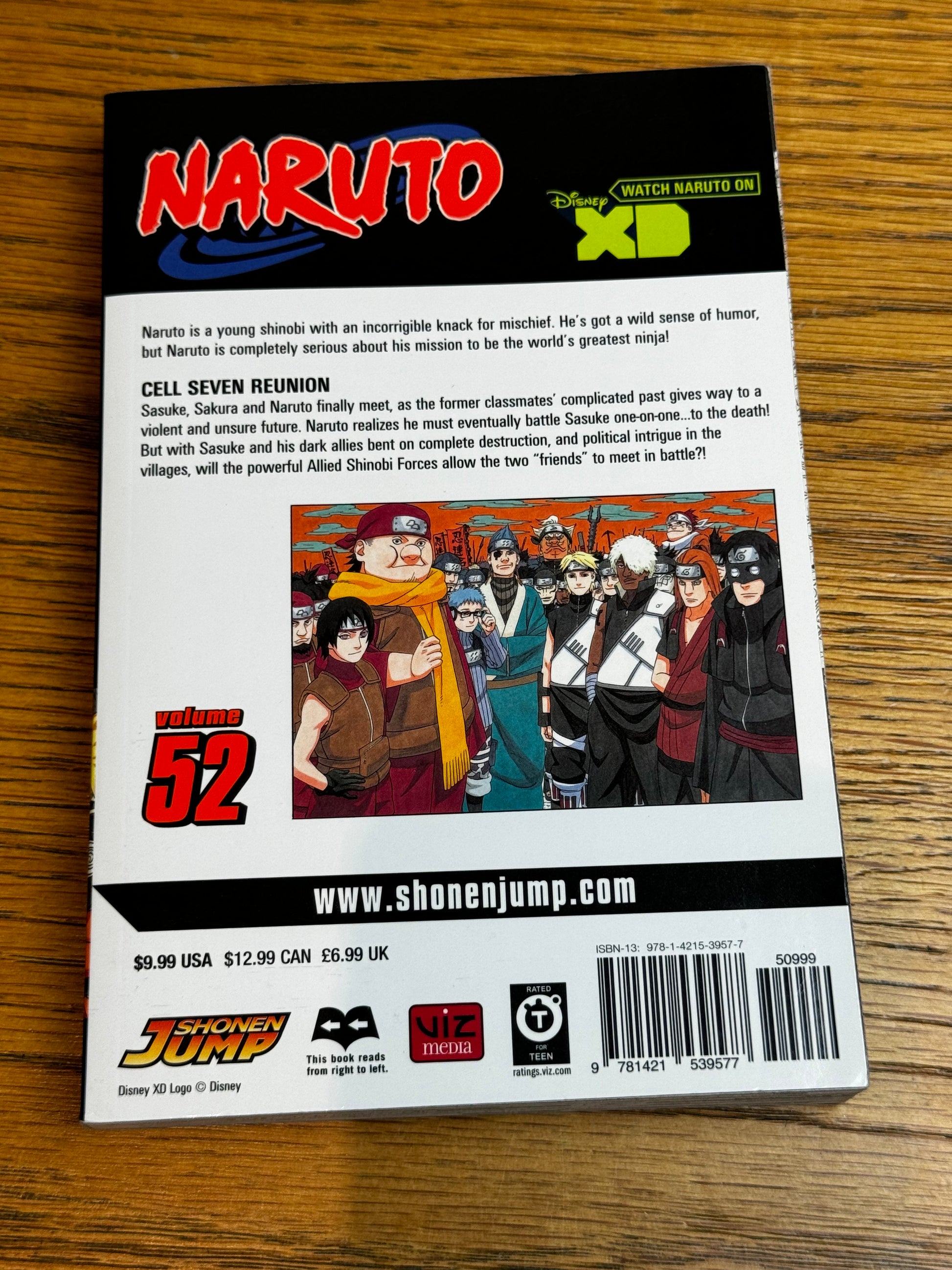 2011 - Viz Comics - Naruto #52 - NM/M - Eng 2