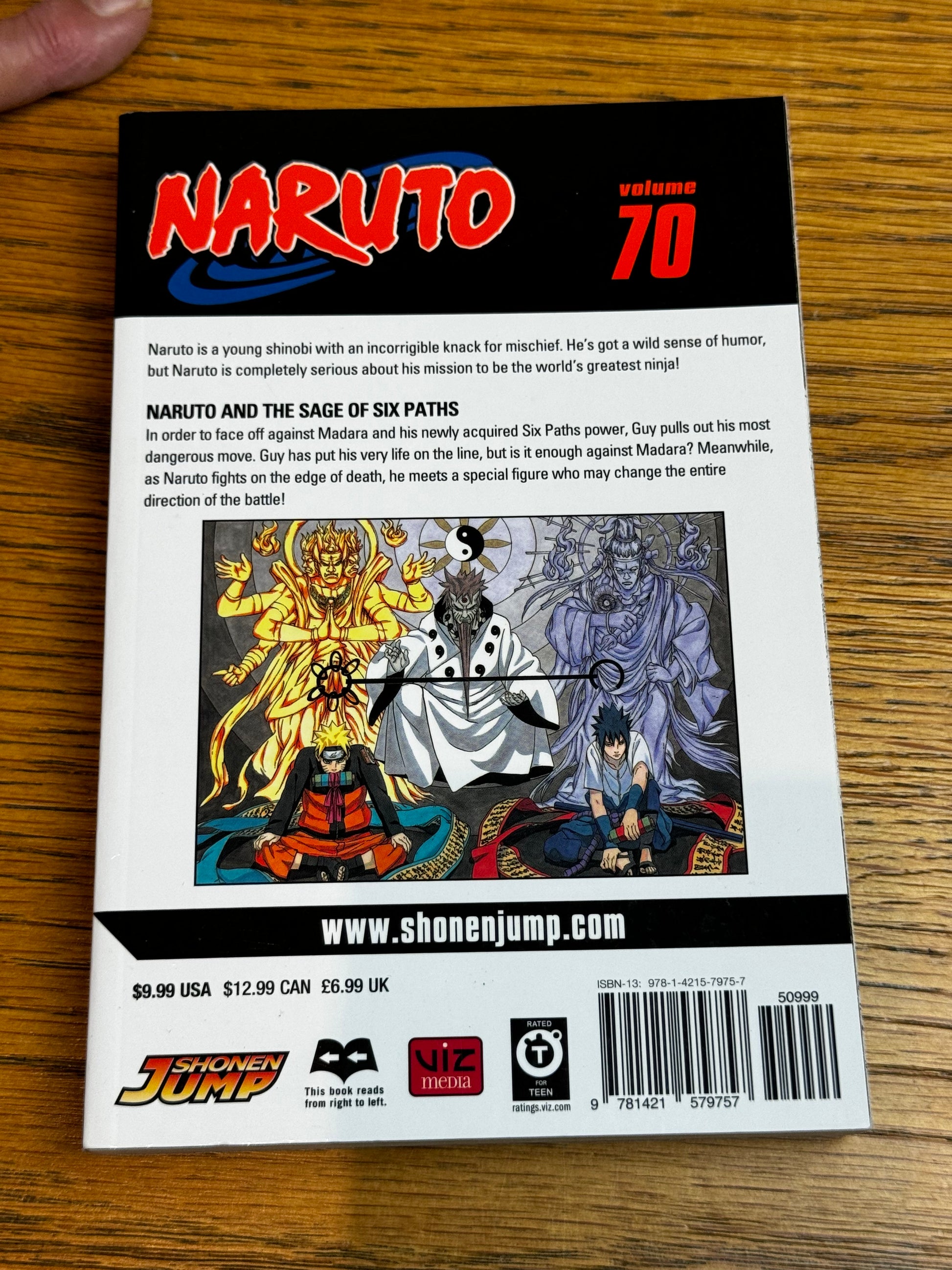 2015 - Viz Comics - Naruto #70 - NM/M - Eng 2