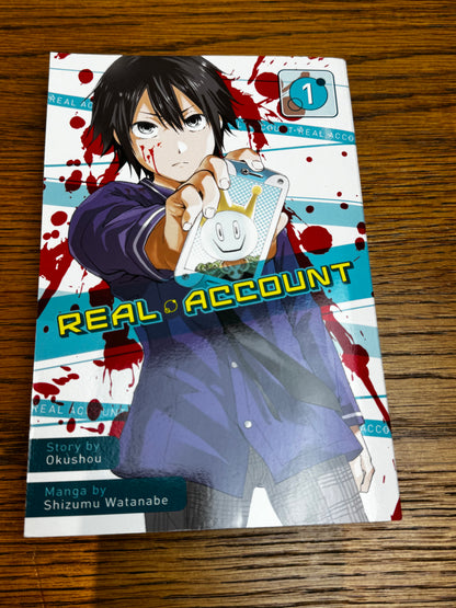 2016 - Kodansha Comics - Real Account #1 - NM/M - Eng 1