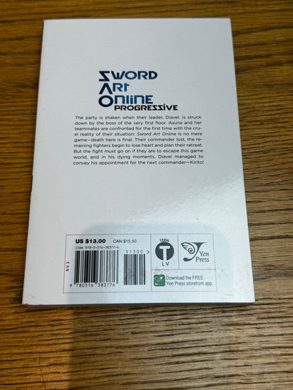 2015 - Yen Press - Sword Art Online Progressive #2 - NM/M - Eng 2