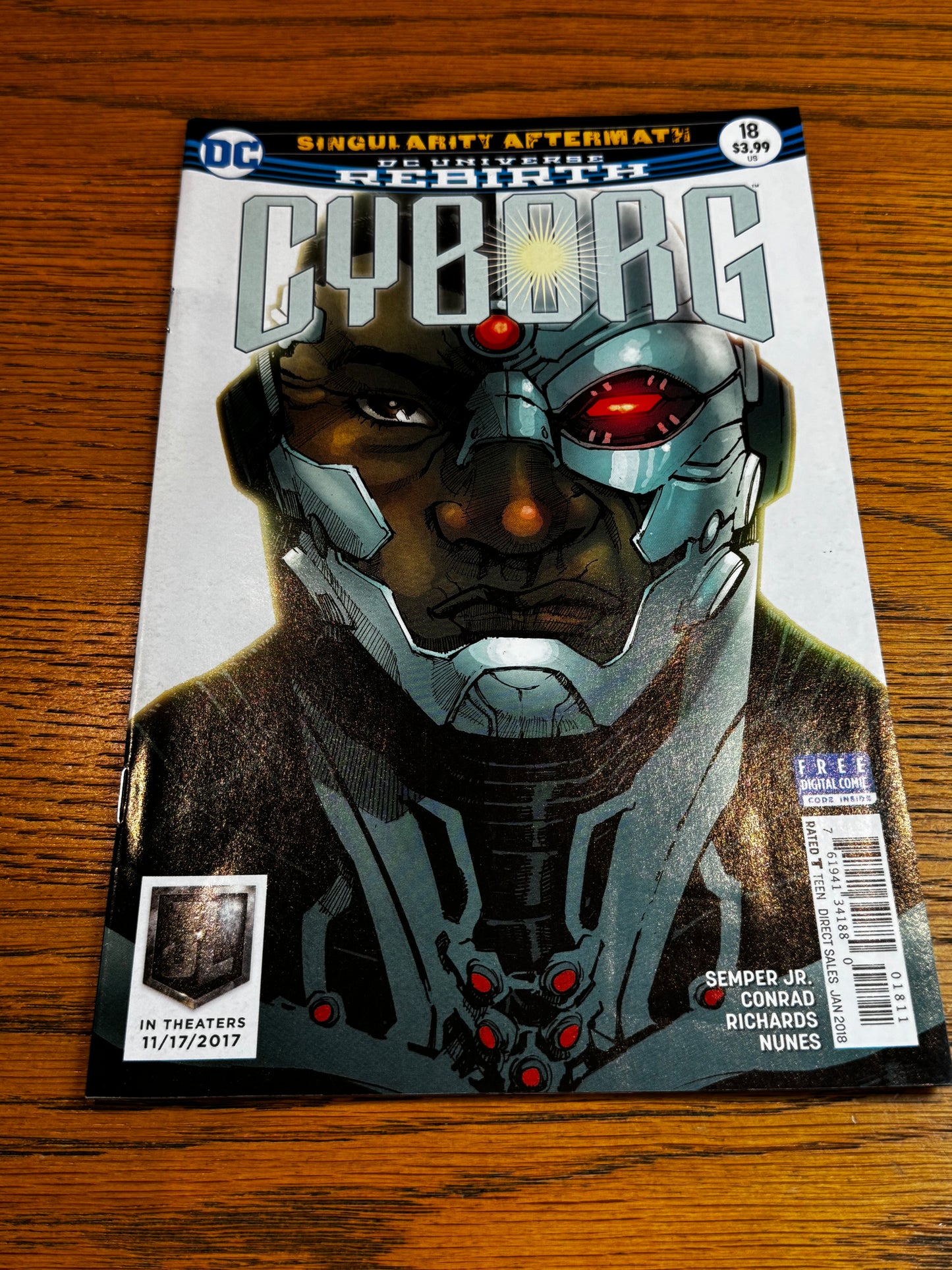 2017 - DC Comics - Cyborg, Vol. 2 #18 Var. A - NM - Eng 1