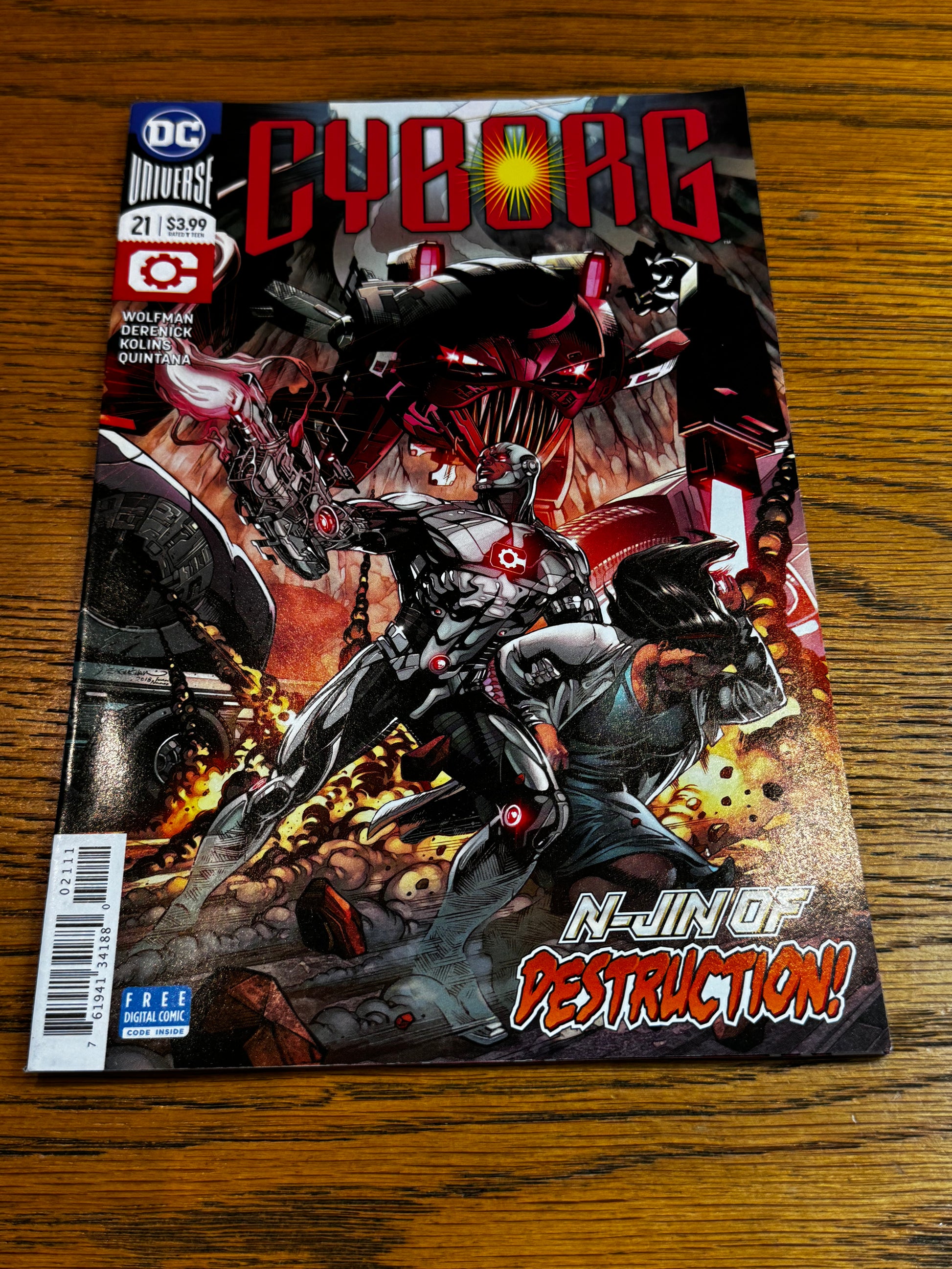 2018 - DC Comics - Cyborg, Vol. 2 #21 Var. A - NM - Eng 1