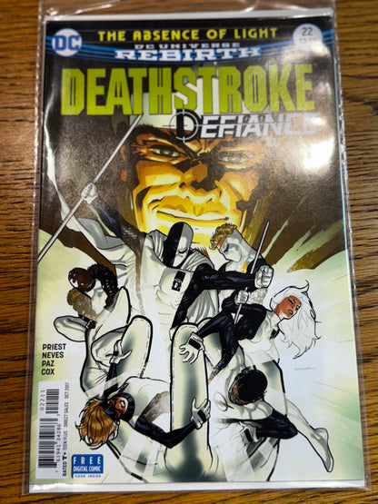 2017 - DC Comics - Deathstroke, Vol. 4 #22 Var. A - NM+ - Eng 1