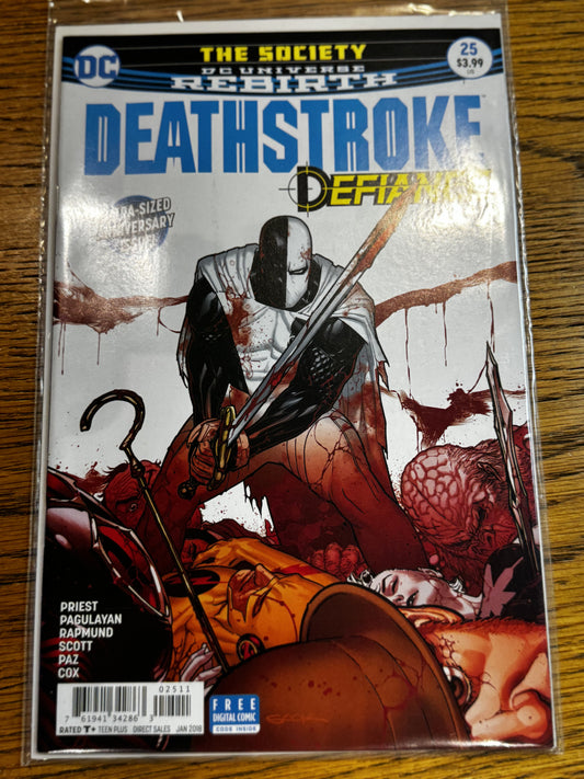 2017 - DC Comics - Deathstroke, Vol. 4 #25 Var. A - NM+ - Eng 1