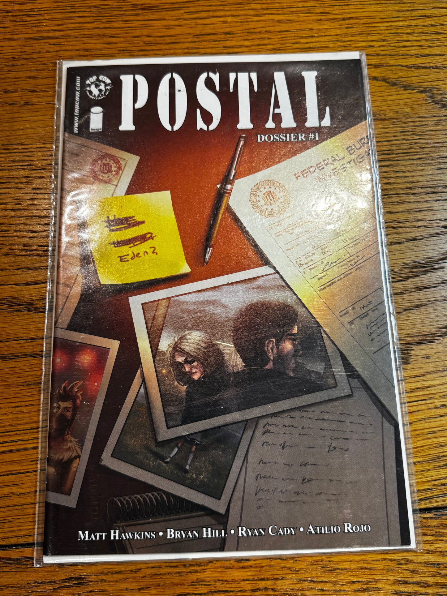 2015 - Image Comics - Postal: Dossier #1 Var. A - NM+ - Eng 1