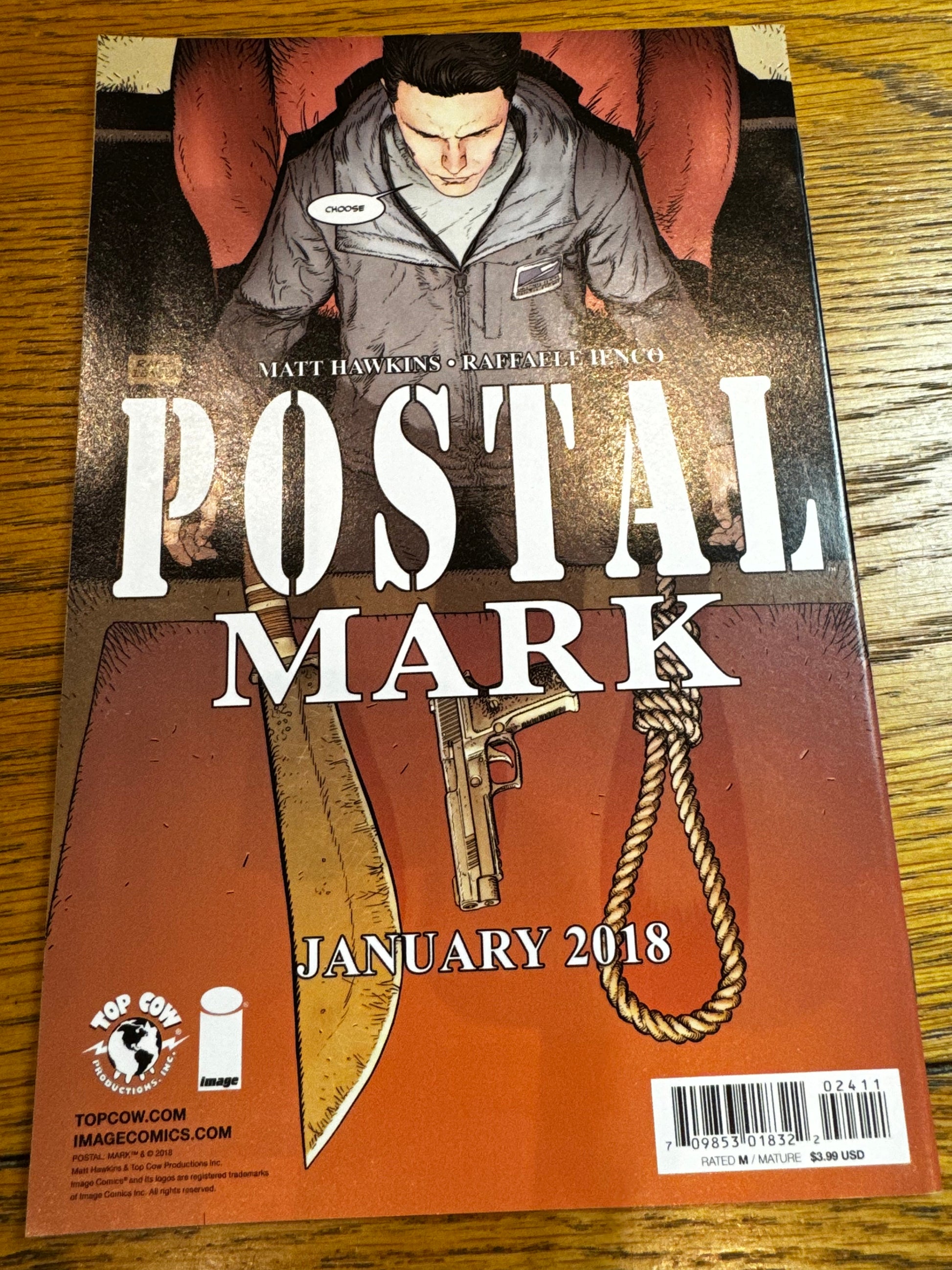 2017 - Image Comics - Postal #24 Var. A - NM+ - Eng 2