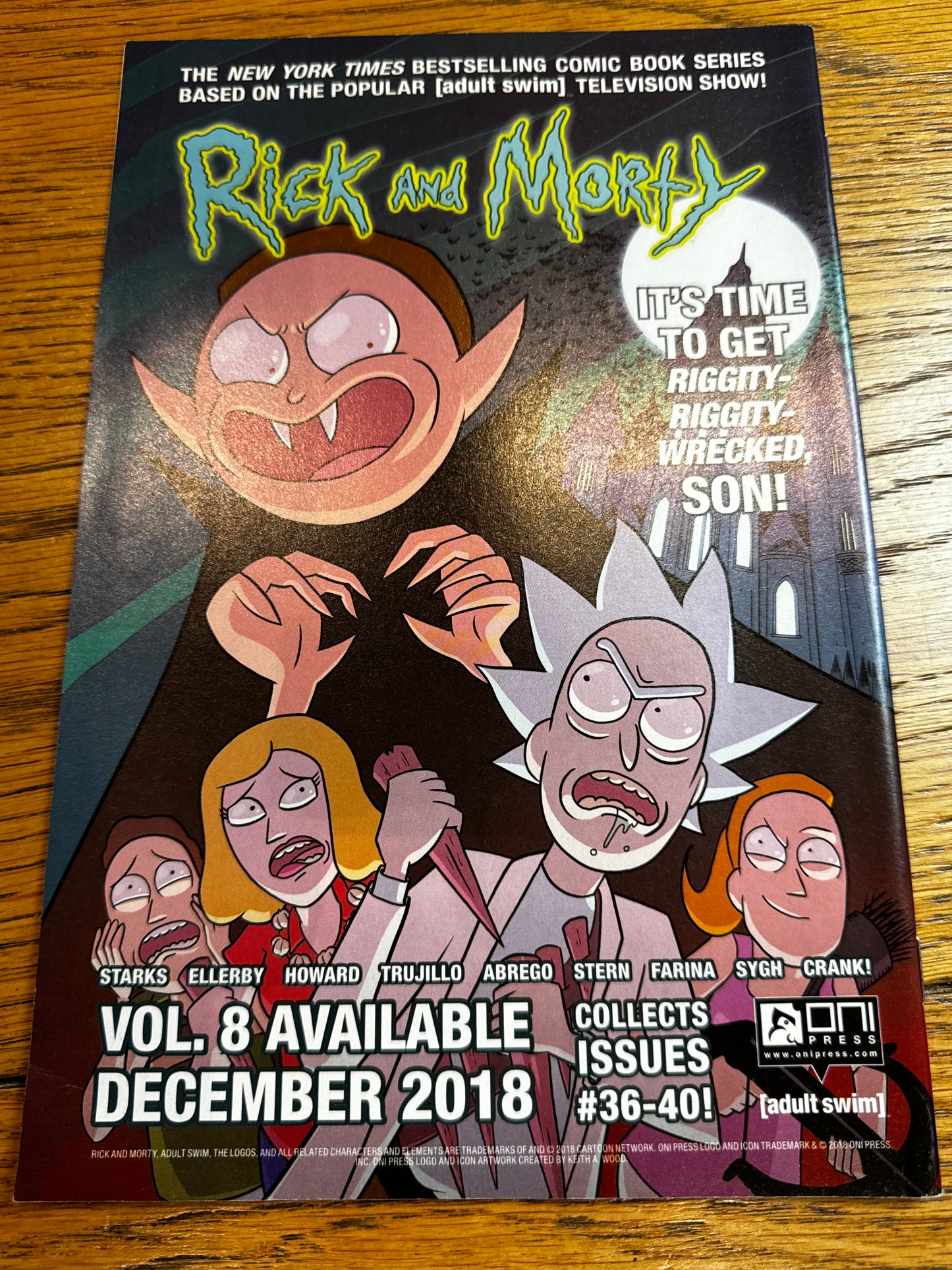 2018 - Oni Press - Rick and Morty, Vol. 1 #44 Var. A - NM+ - Eng 2