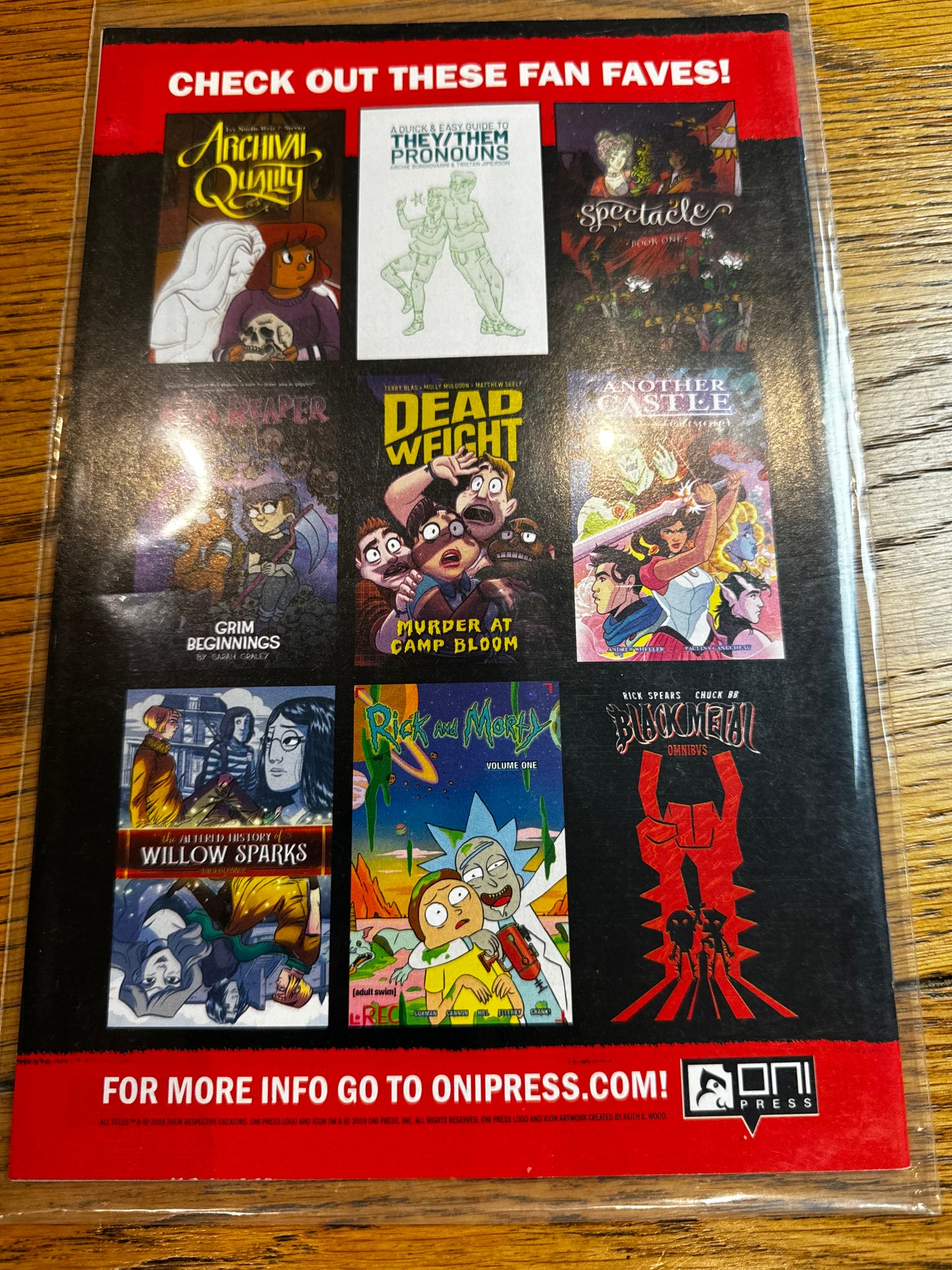 2019 - Oni Press - Rick and Morty, Vol. 1 #48 Var. A - NM+ - Eng 2
