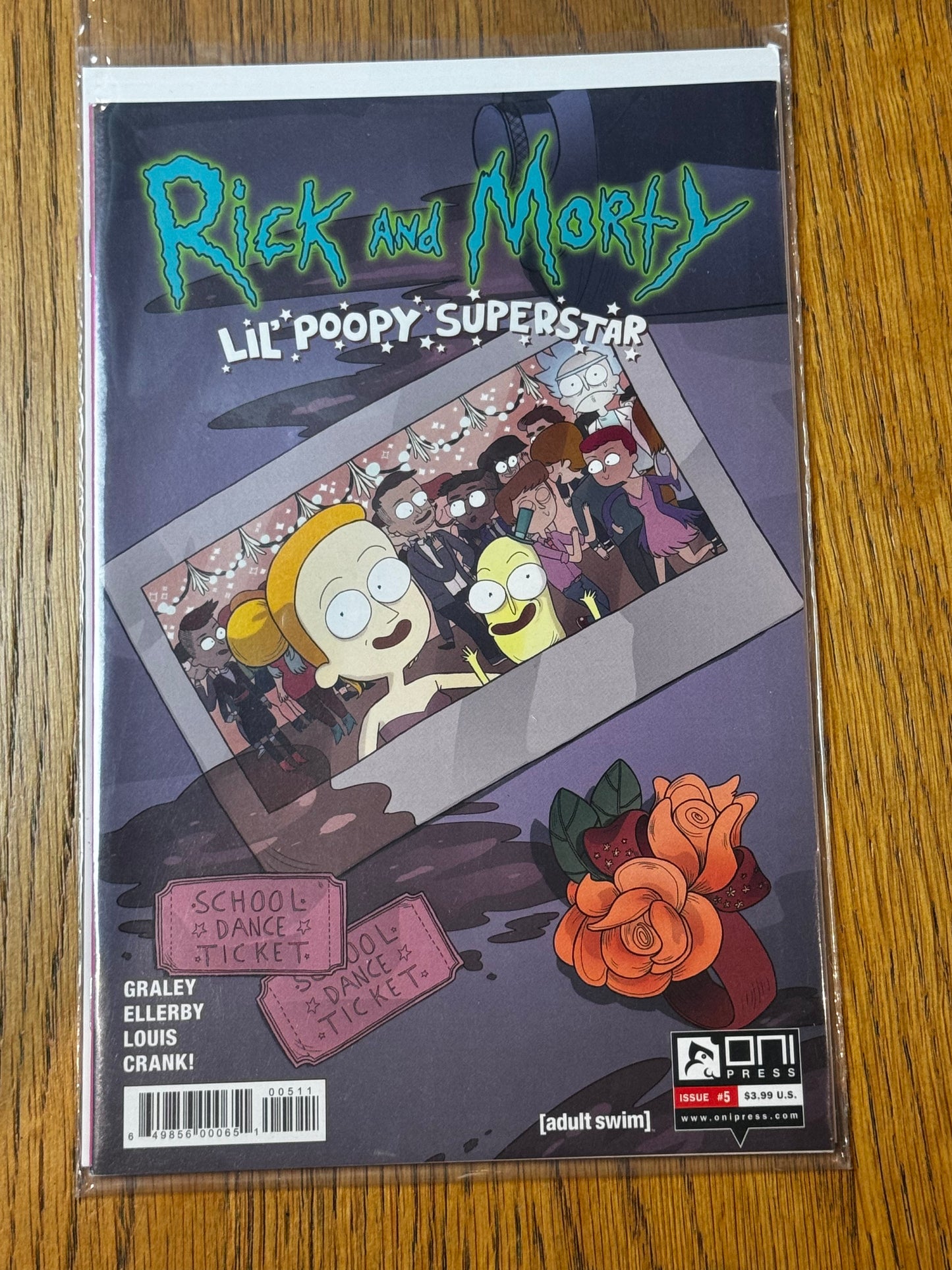 2016 - Oni Press - Rick and Morty: Lil Poopy Superstar #5 Var. A - NM+ - Eng 1