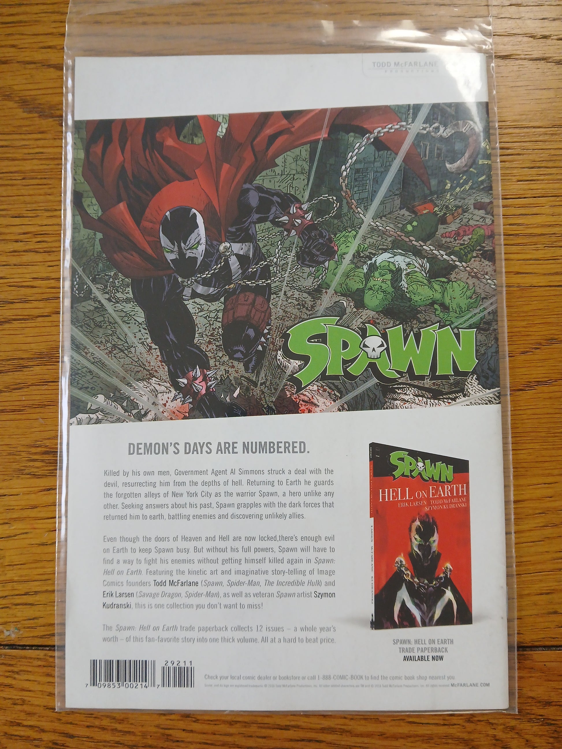 2018 - Image Comics - Spawn #292 Var. A - NM+ - Eng 2