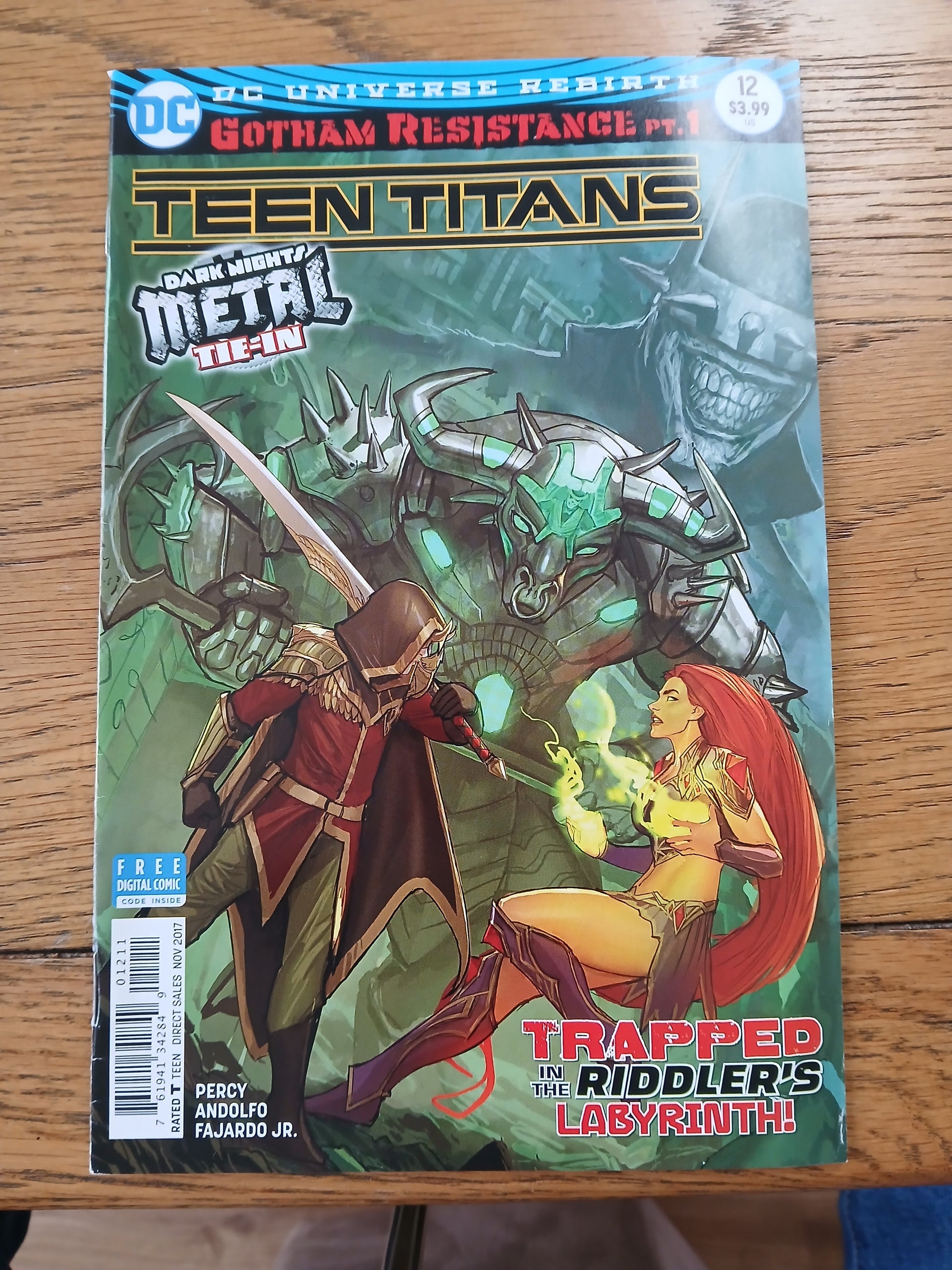 2017 - DC Comics - Teen Titans, Vol. 6 #12 Var. A - NM+ - Eng 1