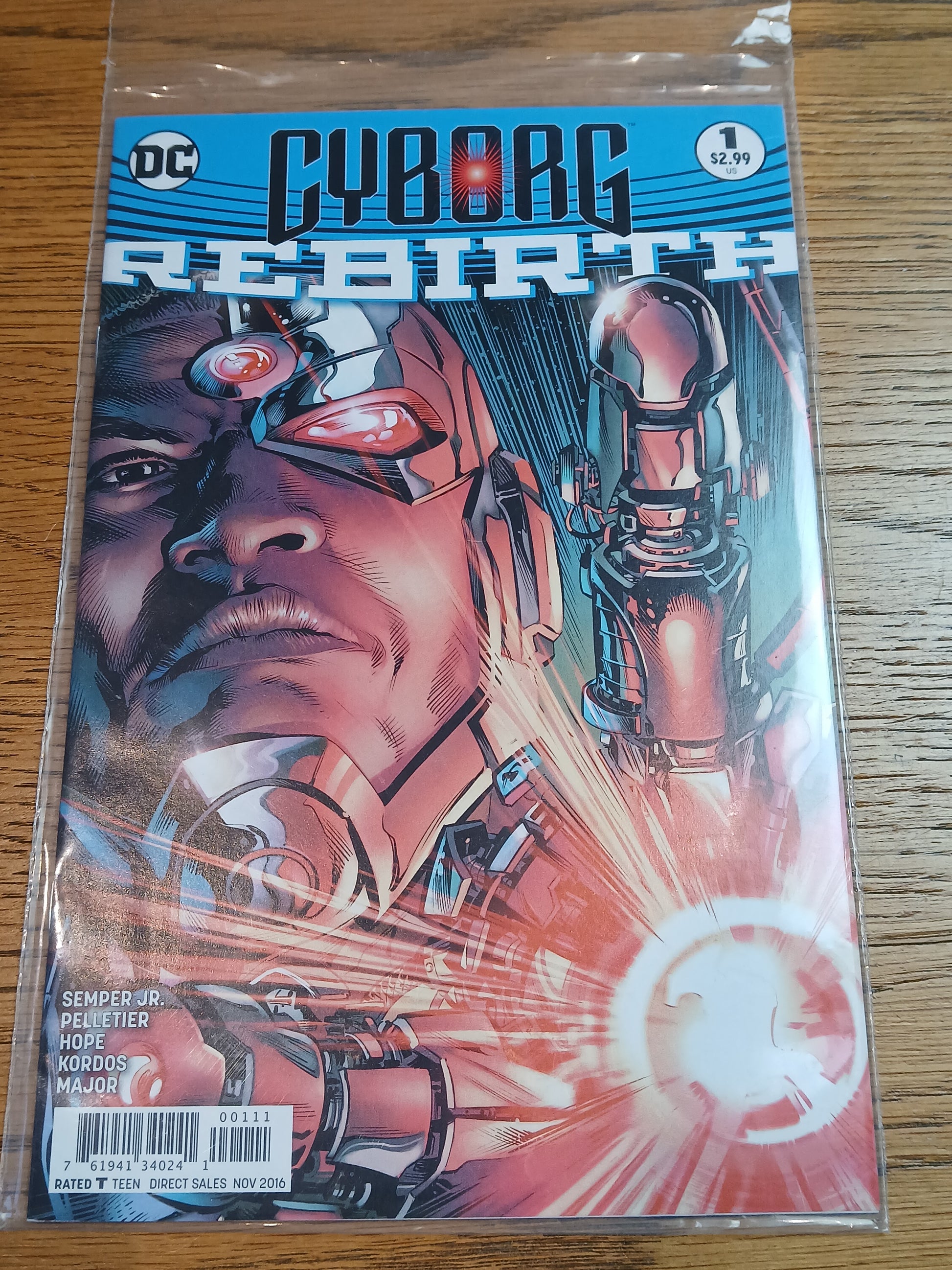 2016 - DC Comics - Cyborg: Rebirth #1 Var. A - NM - Eng 1