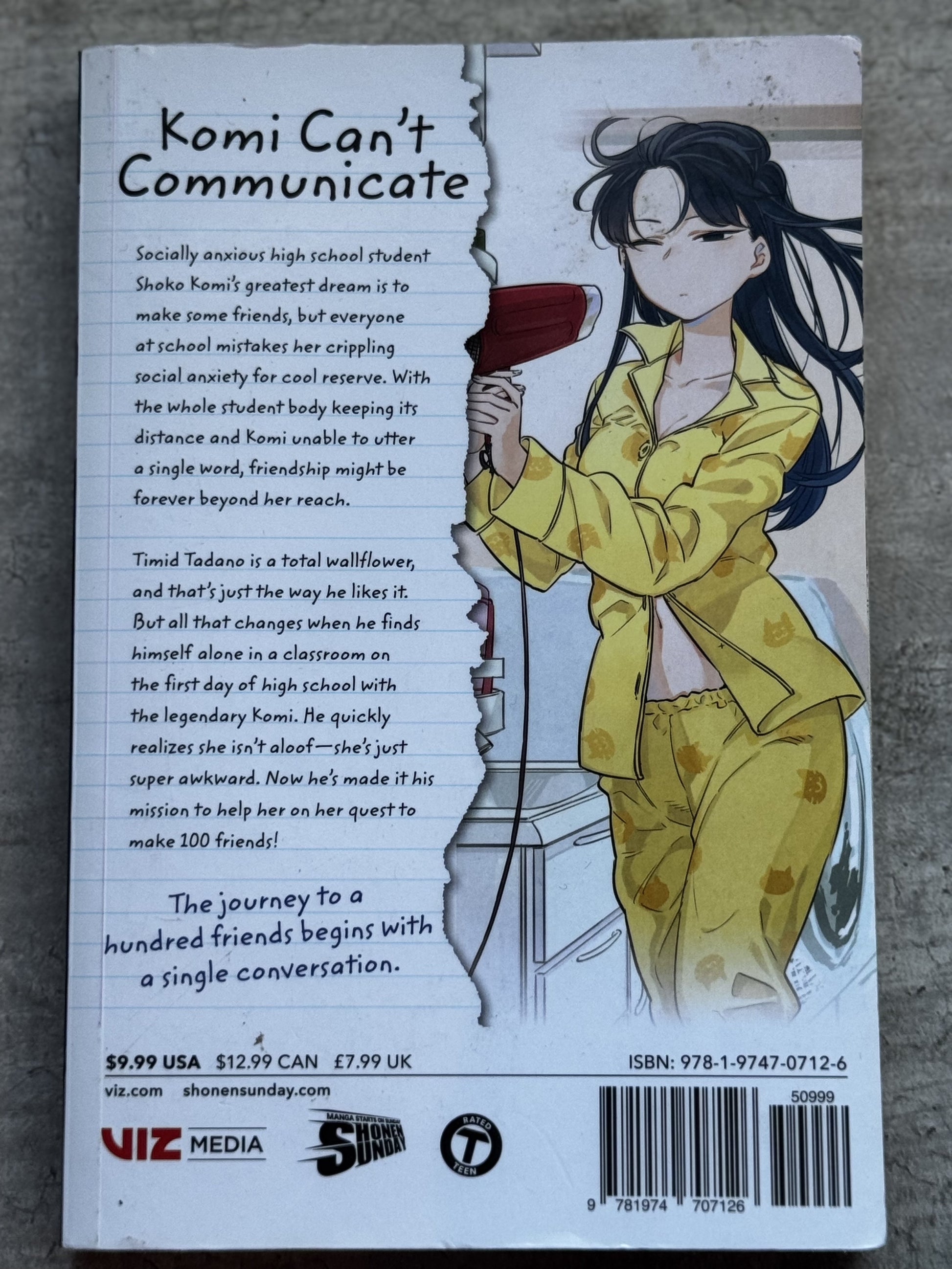 2019 - Viz Comics - Komi Cant Communicate #1 - NM+ - Eng 2