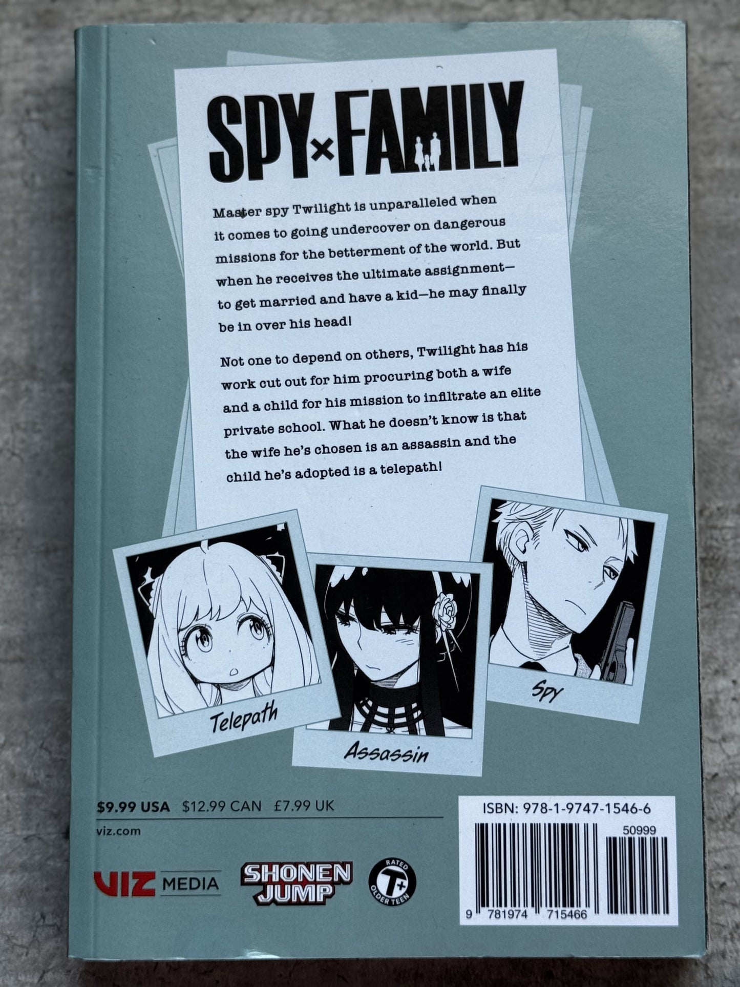 2020 - Viz Comics - Spy X Family #1 - NM- - Eng 2