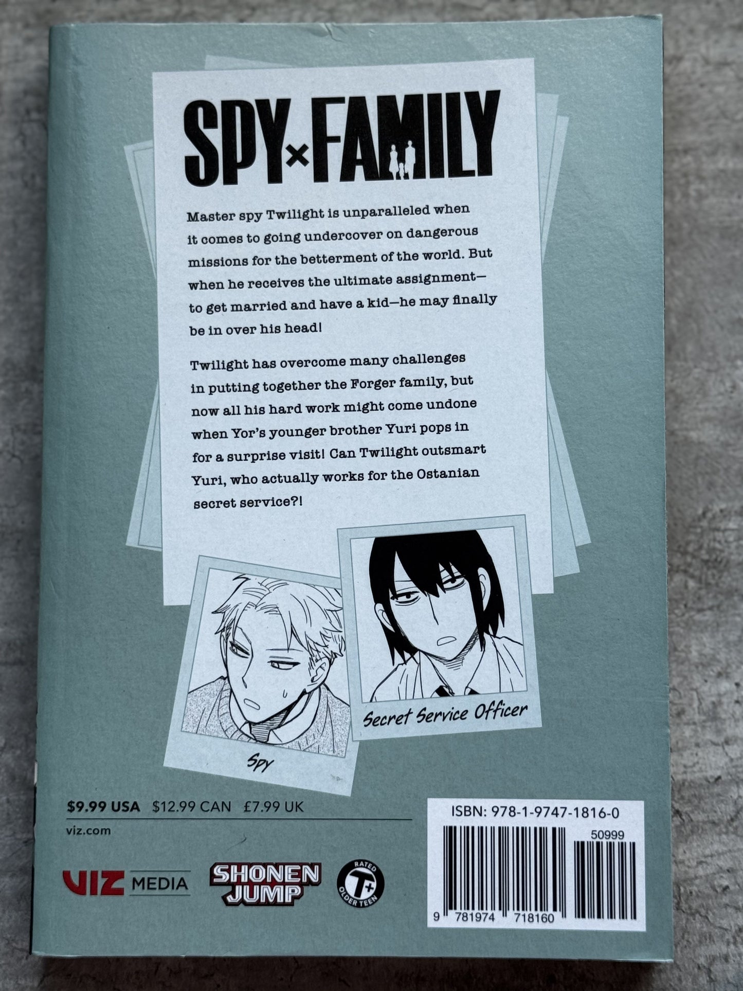 2020 - Viz Comics - Spy X Family #3 - NM- - Eng 2