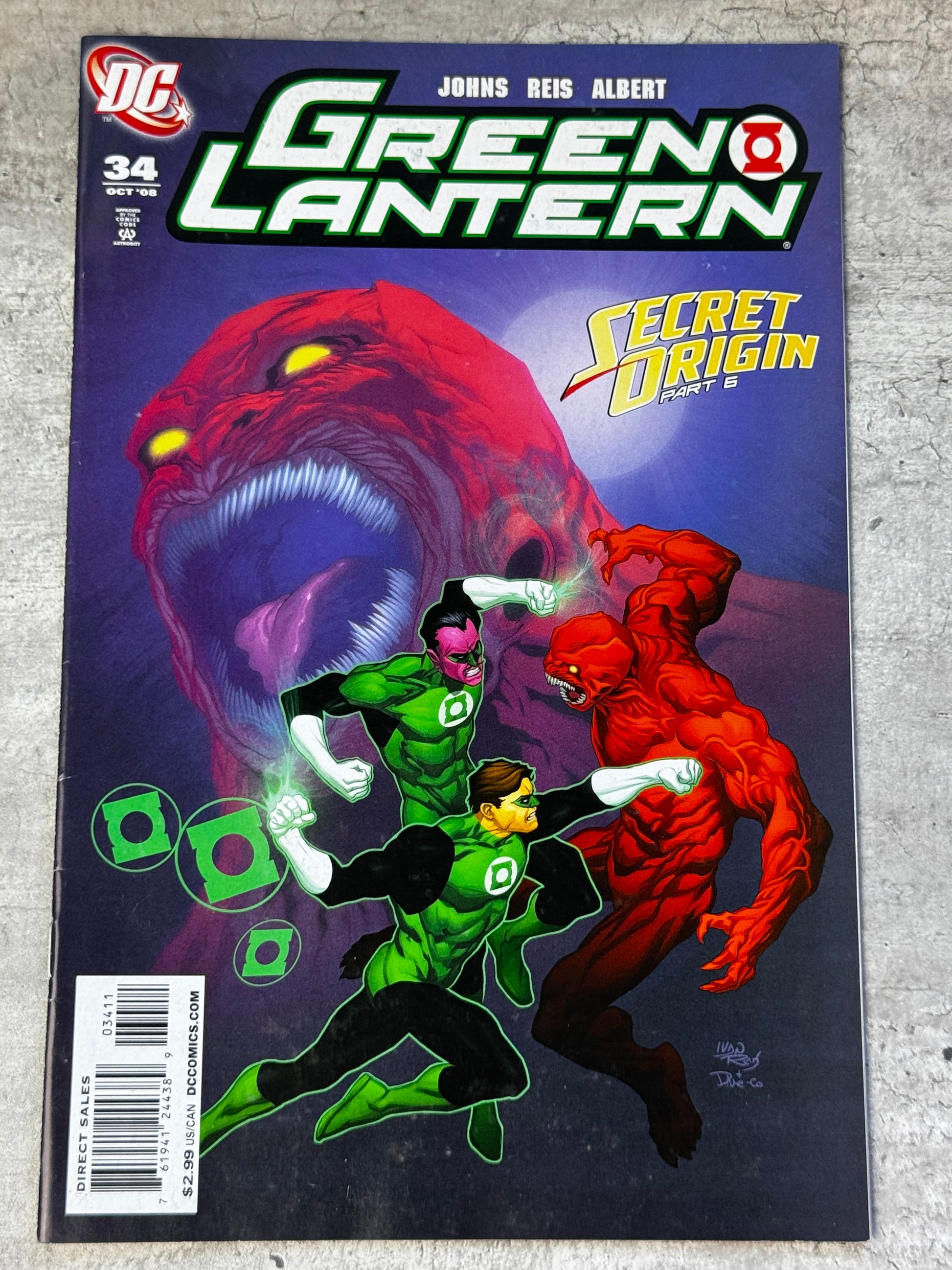 2008 - DC Comics - Green Lantern, Vol. 4 #34 Var. A - NM/M - Eng 1