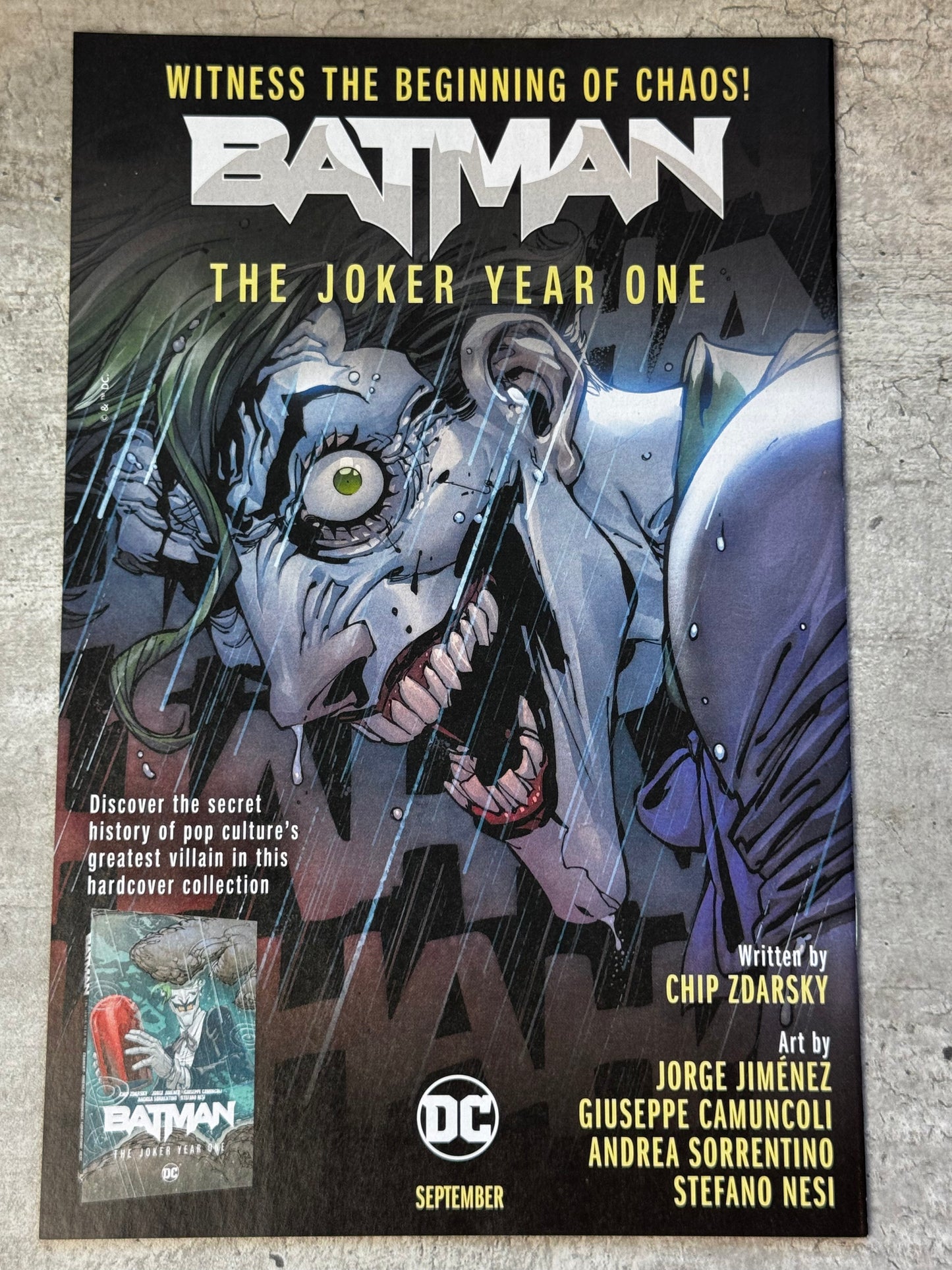 2024 - Batman Day 2024 - Joker The World Special Edition #1 - NM/M - Eng 2