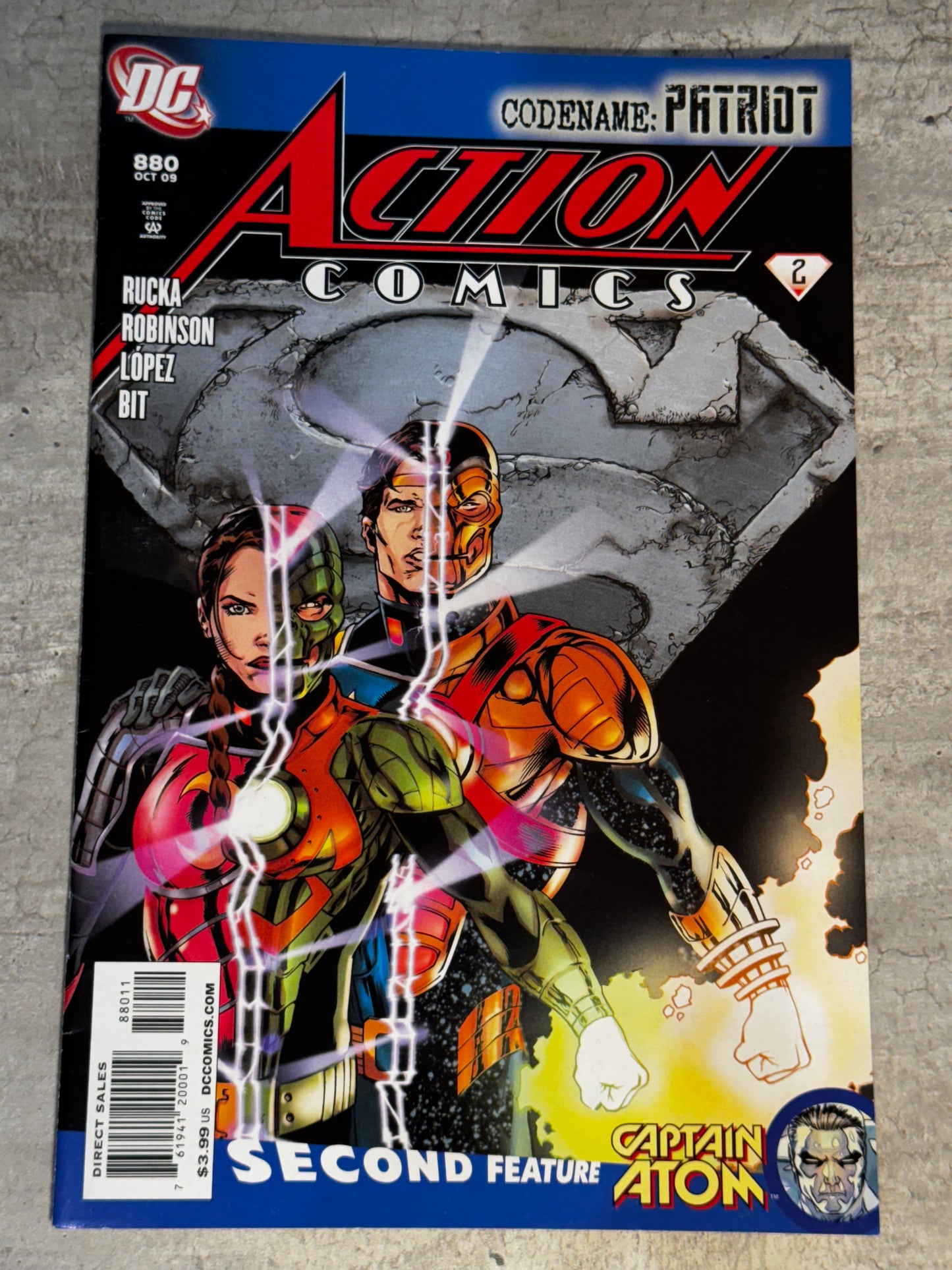 2009 - DC Comics - Action Comics, Vol. 1 #880 Var. A - NM+ - Eng 1