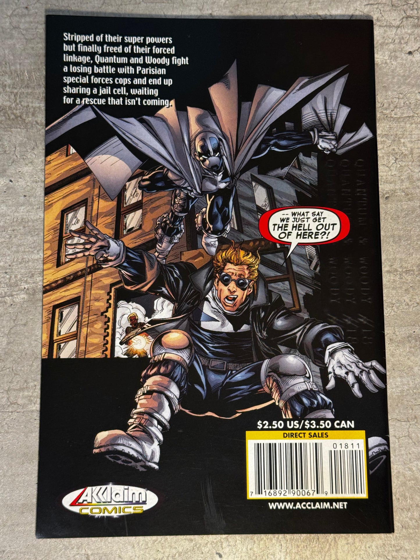 1999 - Acclaim Comics - Quantum & Woody, Vol. 1 #18 - NM+ - Eng 2
