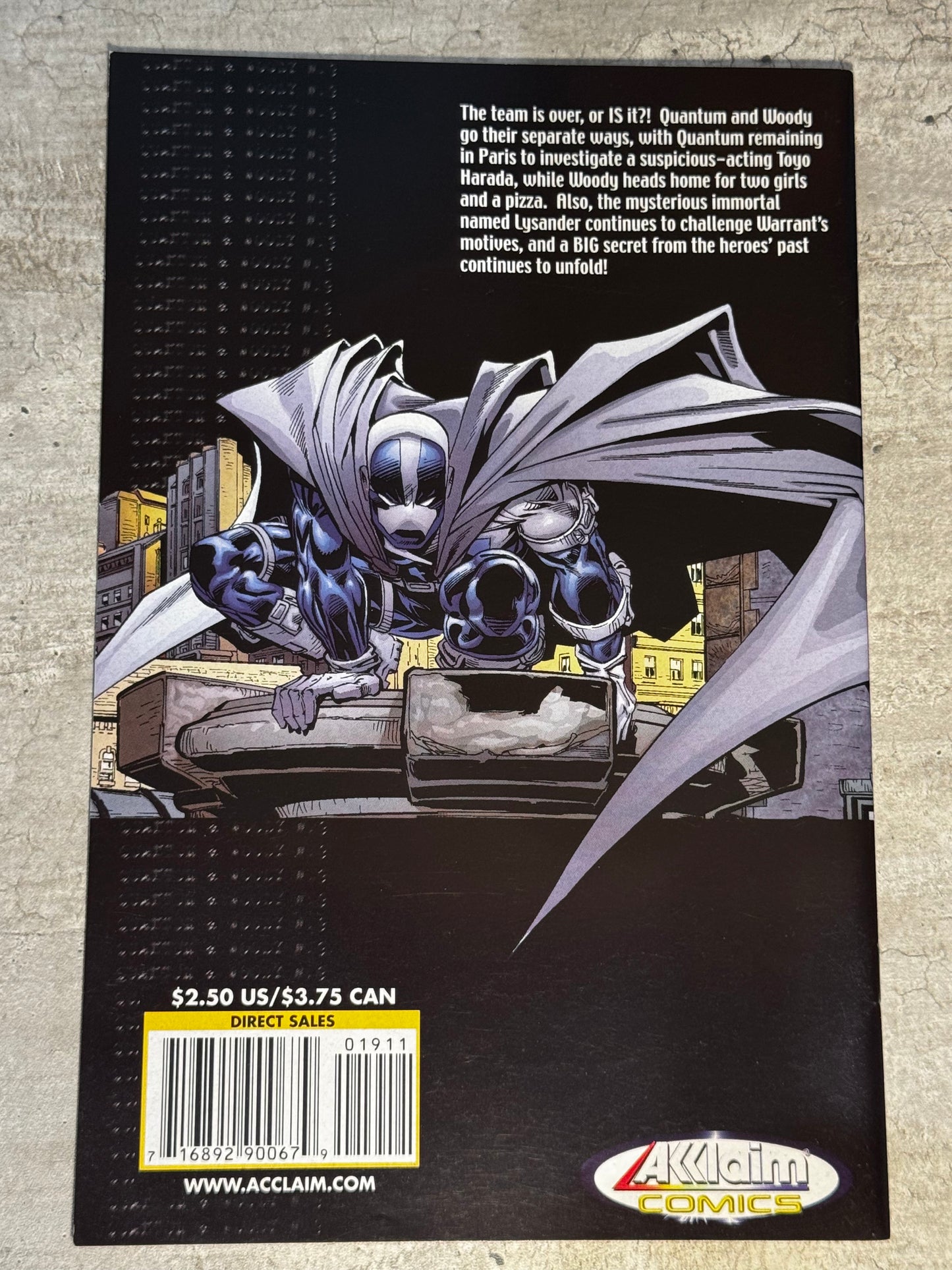 1999 - Acclaim Comics - Quantum & Woody, Vol. 1 #19 - NM+ - Eng 2