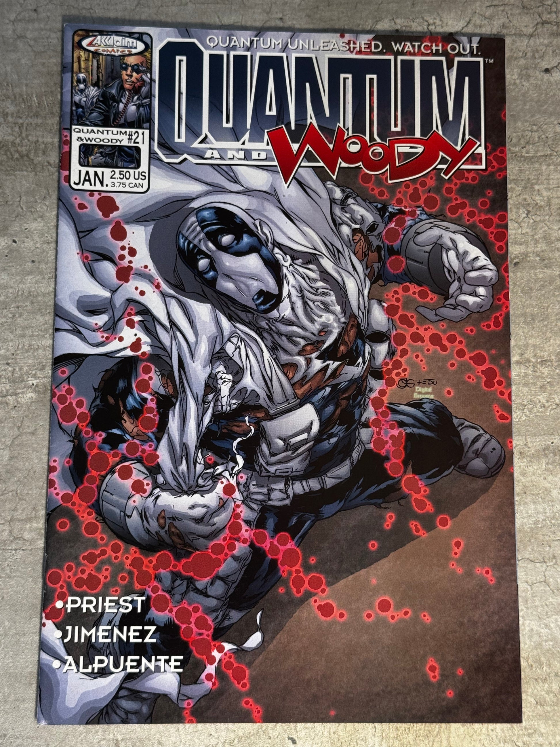 2000 - Acclaim Comics - Quantum & Woody, Vol. 1 #21 - NM+ - Eng 1
