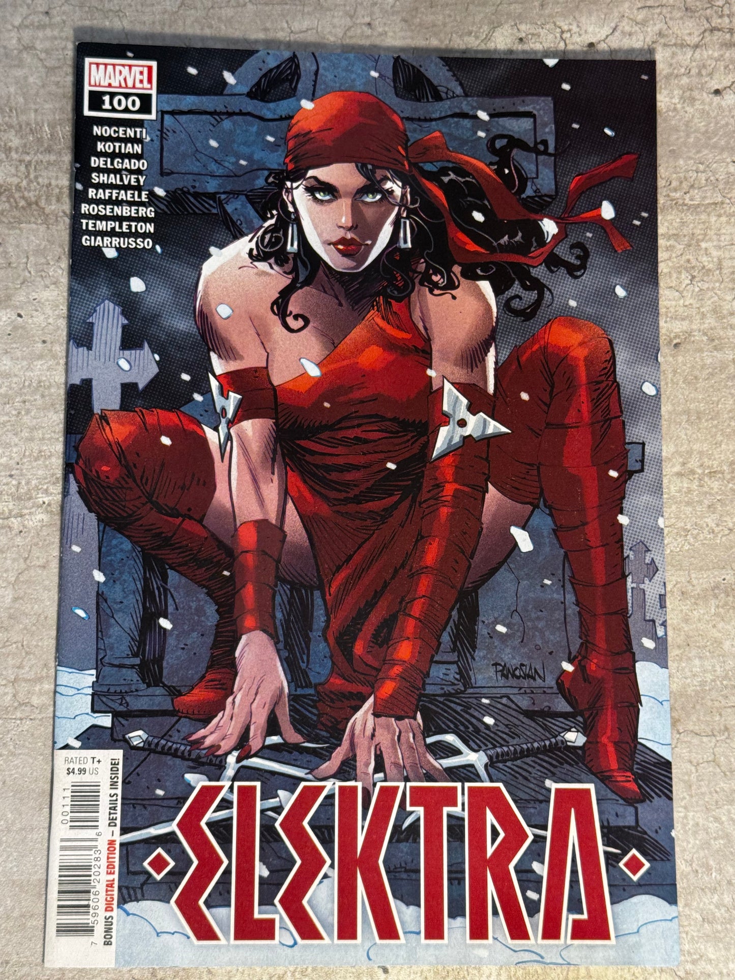 2022 - Marvel Comics - Elektra, Vol. 1 #100 Var. A - M - Eng 1