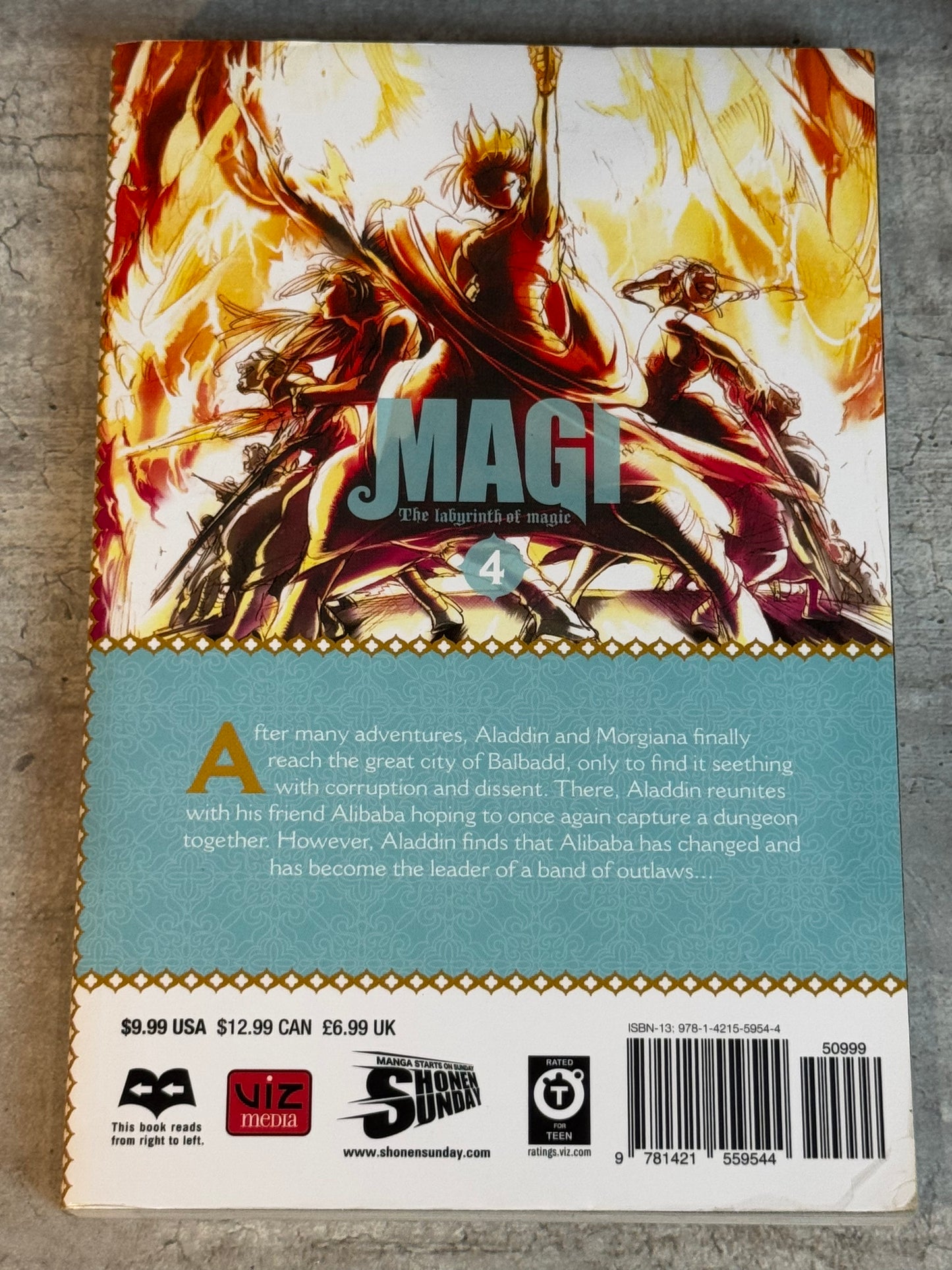 2014 - Viz Comics - Magi #4 - NM- - Eng - 2